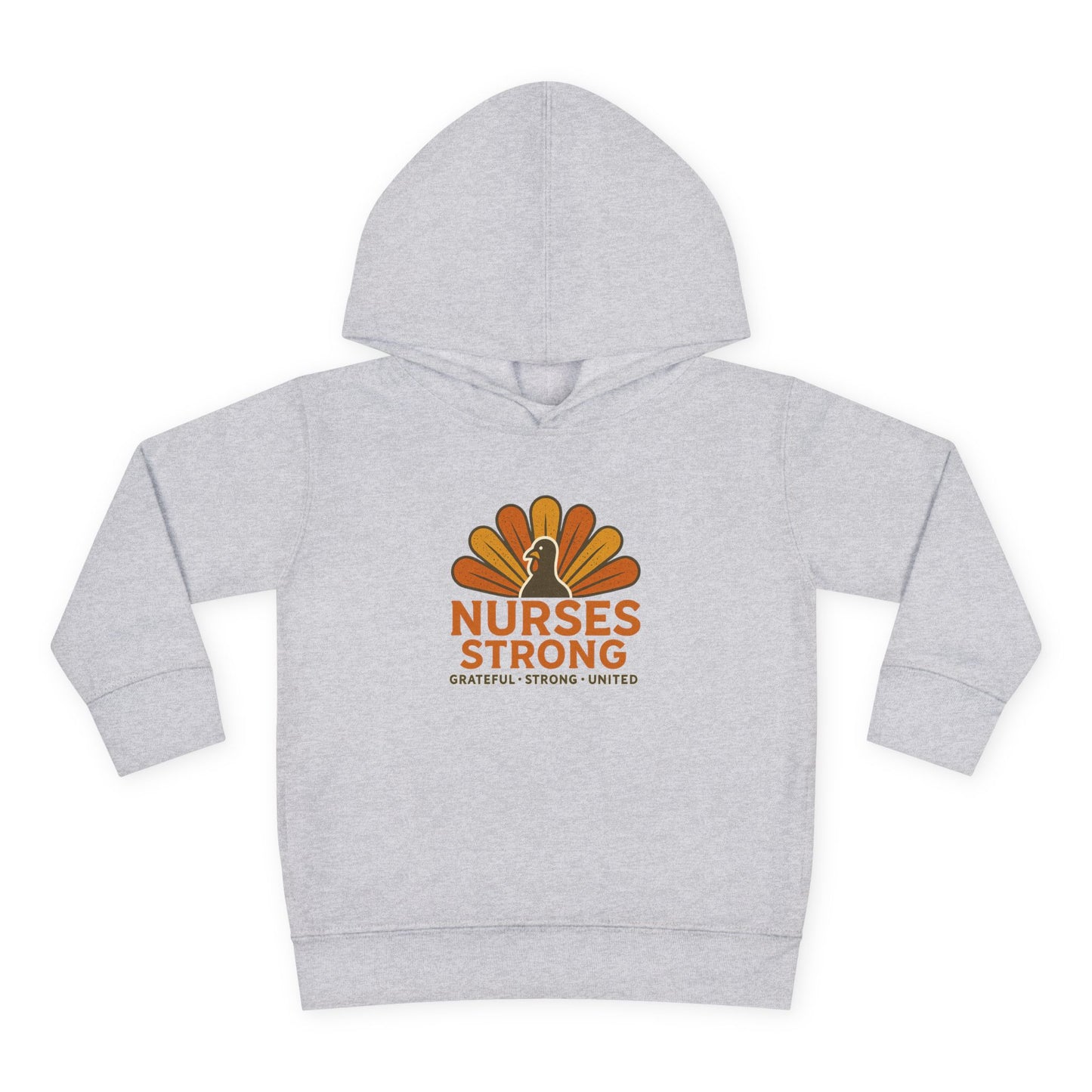 Nurses Strong Toddler Hoodie, Cute Kids Sweatshirt, Thanksgiving Gift, Toddler Fleece Pullover, Support Nurses, Adorable Kids Apparel