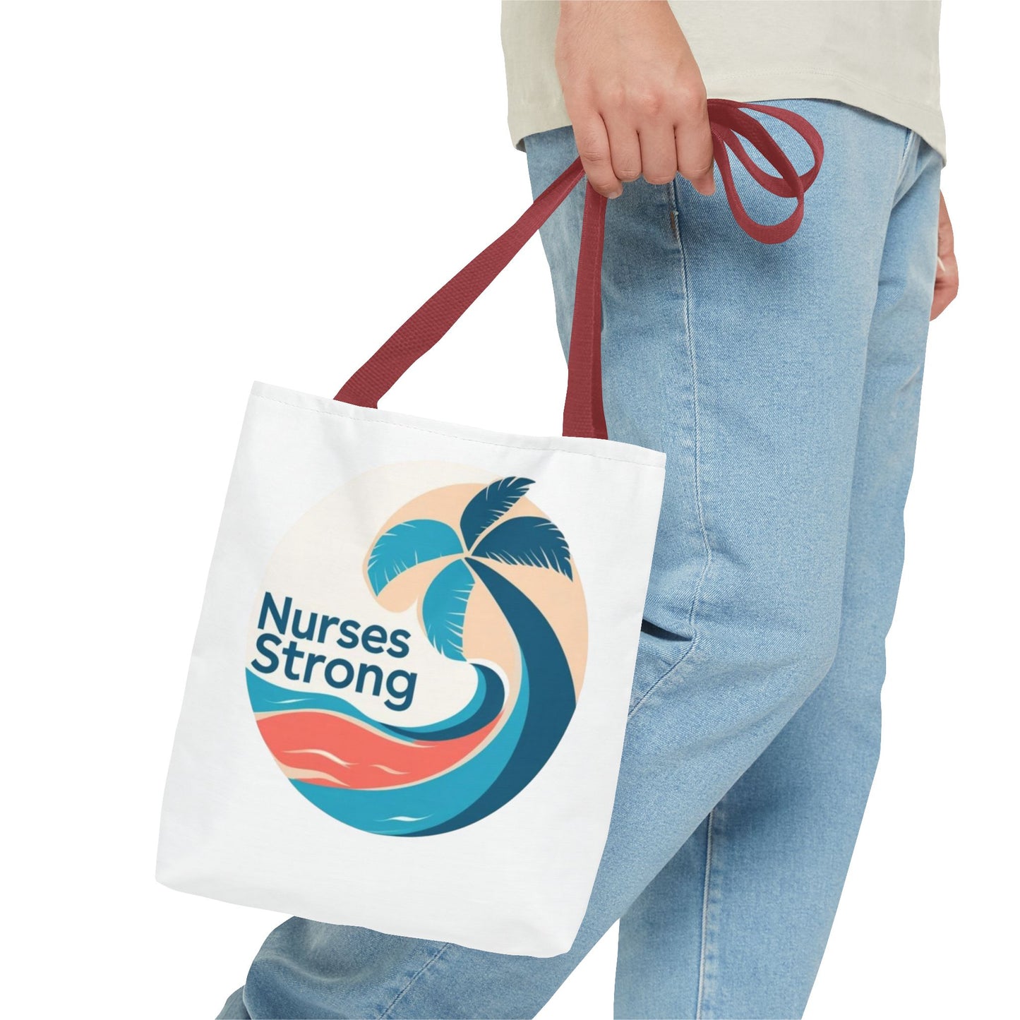 Empowering Nurses Tote Bag - Eco-Friendly, Beach Vibes, Strong Nurse Gifts, Summer Essentials, Nurse Appreciation Bag