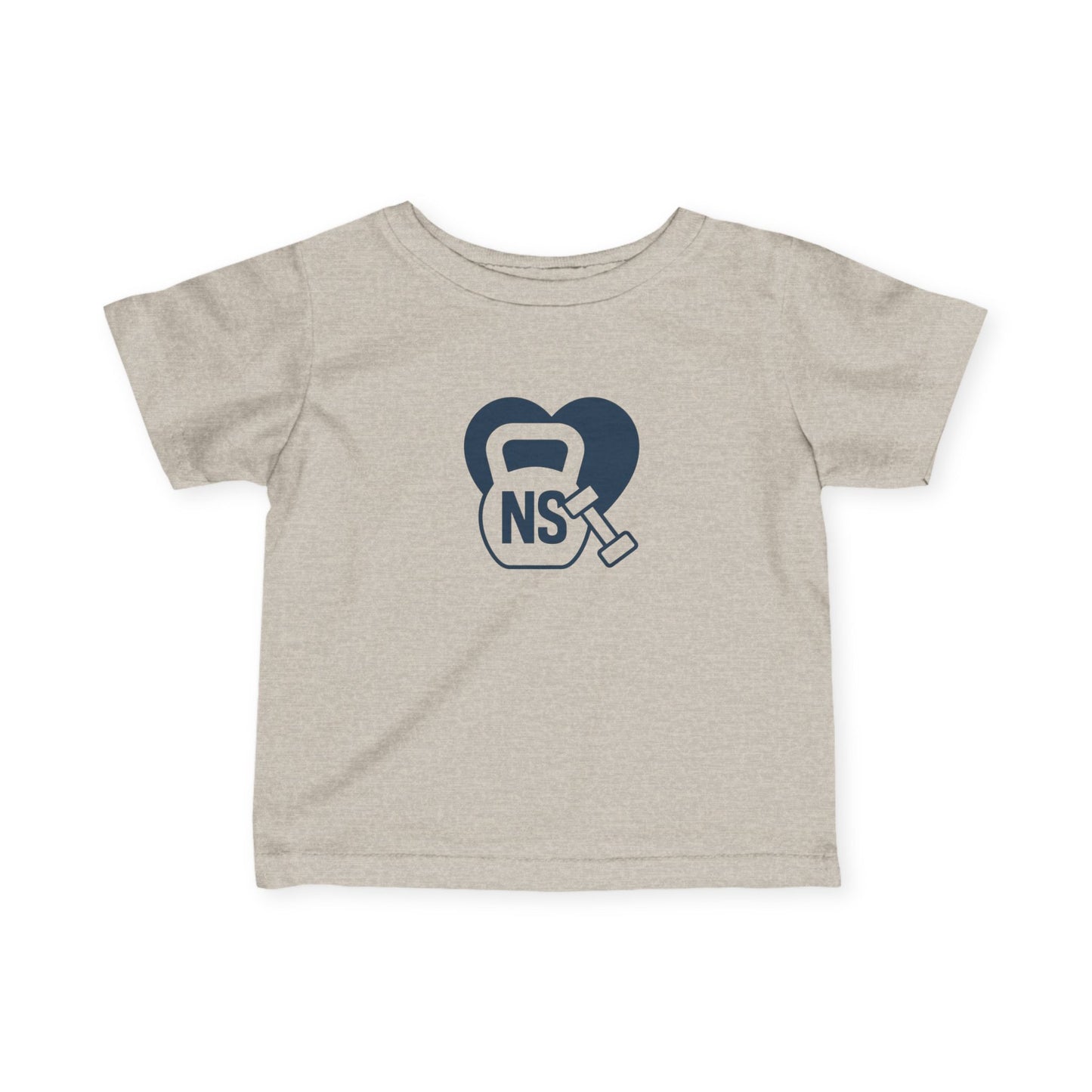 Heart & Kettlebell Infant Tee, Cute Baby Workout Shirt, Newborn Gift for Fitness Parents, Baby Clothes for Gym Lovers, Unique Baby [...]