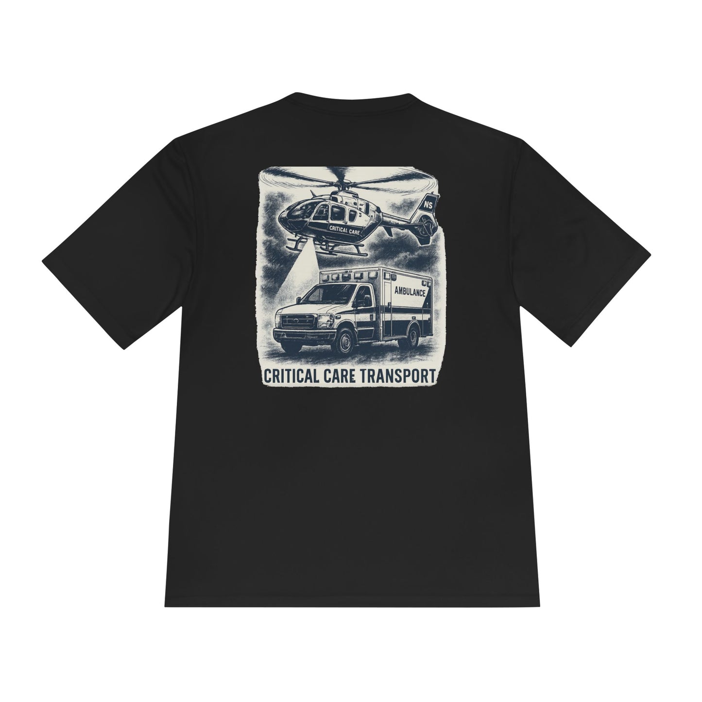 Critical Care Transport Tee, Unisex Athletic Shirt, EMS Gift, First Responder Apparel, Workout Tee, Emergency Services Clothing