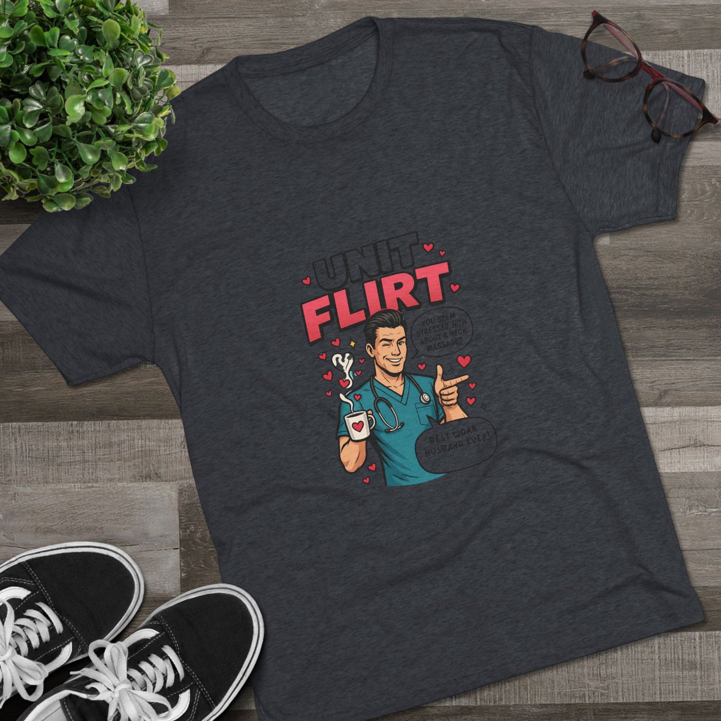 Flirty Unisex Tee - Cute Gift for Dating, Valentine's Day, Funny Gift for Him or Her, Casual Wear, Unisex Graphic Shirt