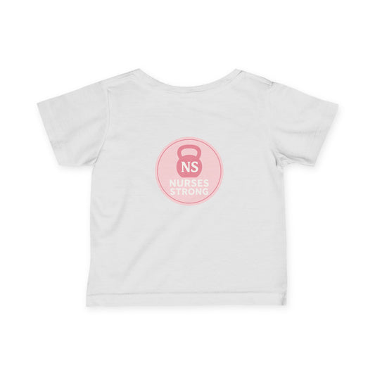 Nurses Strong Infant Tee | Cute Baby Shirt, Gift for Nursing Families, Baby Shower Present, Newborn Outfit, Photo Prop