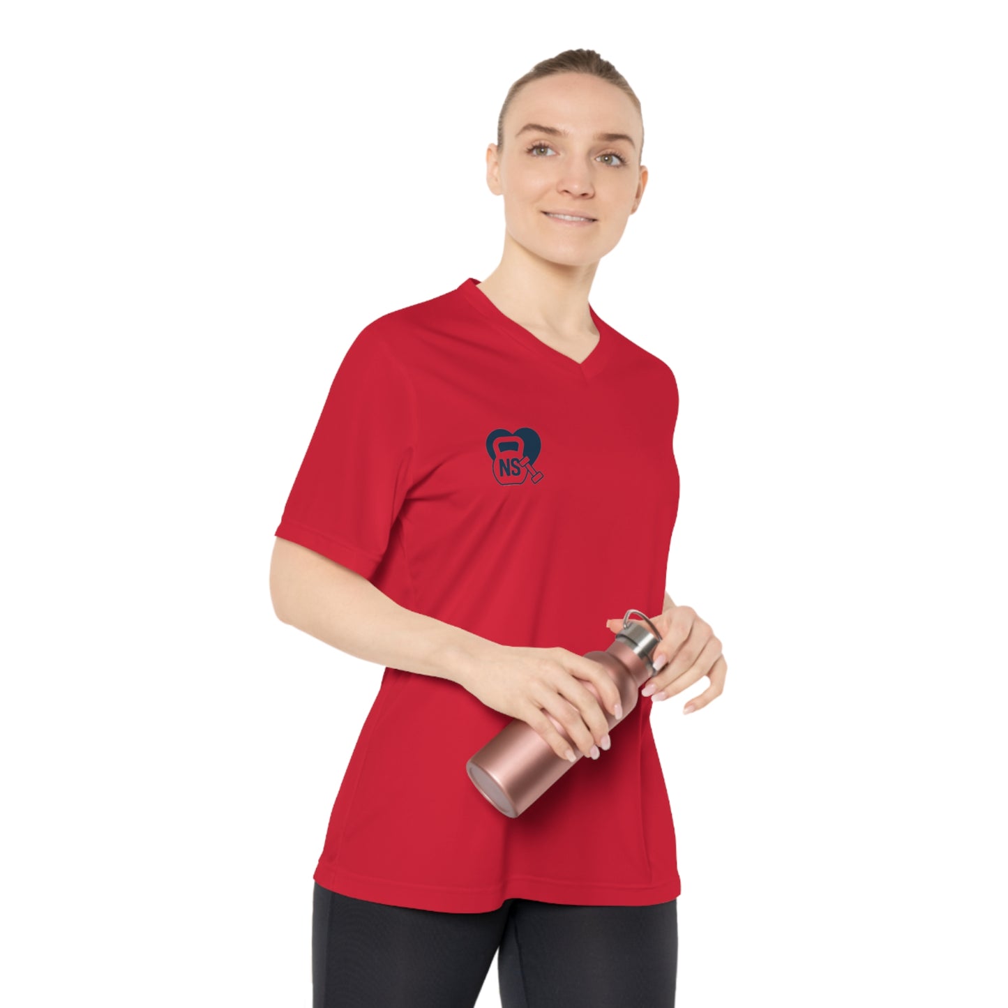 Strong Nurses V-Neck Performance Tee ofor Healthcare Heroes, Fitness Shirt, Gifts for Nurses, Workout Apparel, Inspirational Clothing