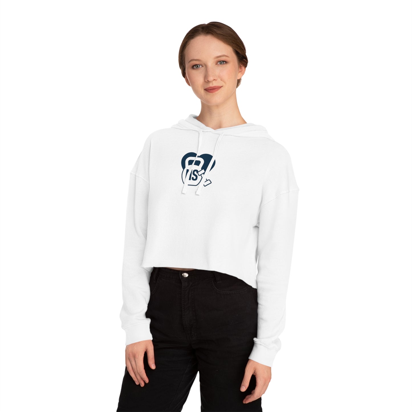 Nurse Strong Cropped Hoodie, Fitness Apparel, Workout Sweatshirt, Nurse Gift, Workout Motivation