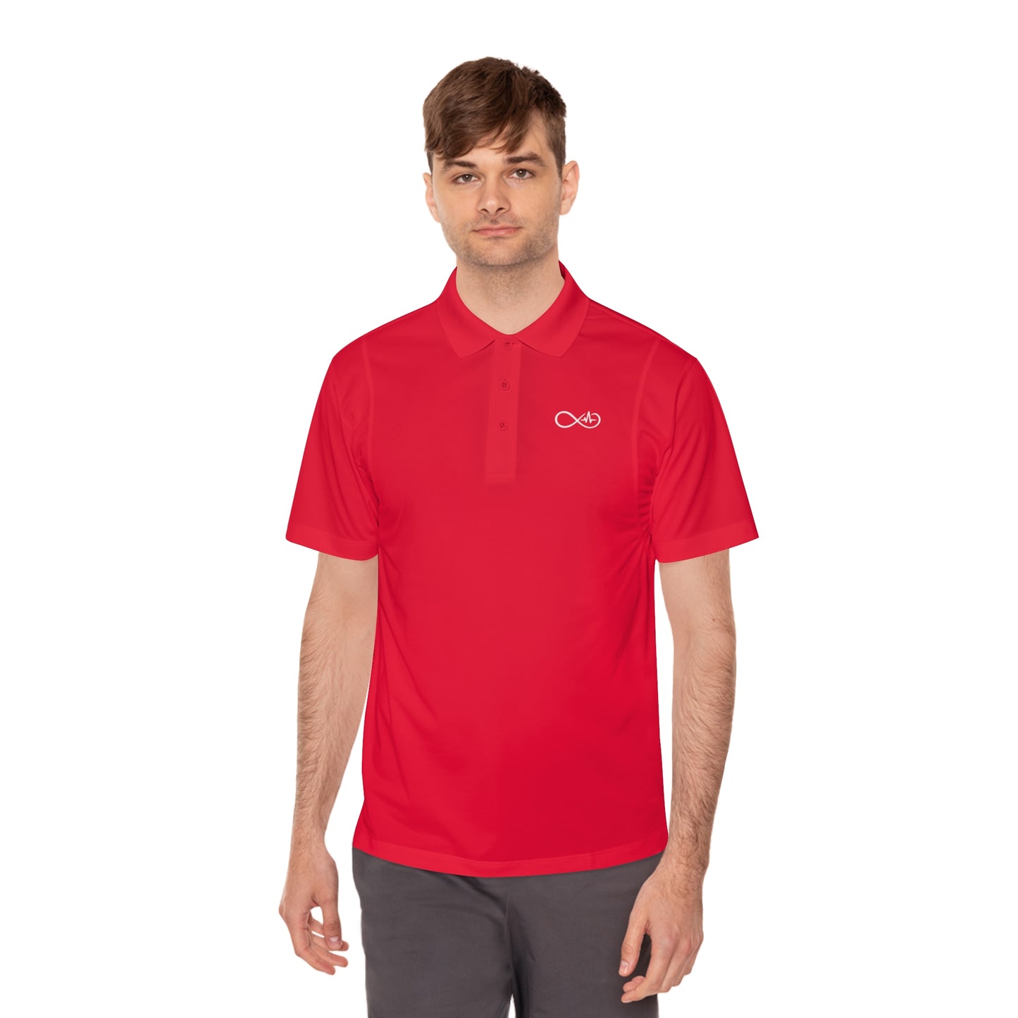 Infinity Men's Sport Polo Shirt - Lightweight Athletic Wear for Casual or Active Lifestyle, Perfect for Sports, Golf, Outdoor Events, Father's Day