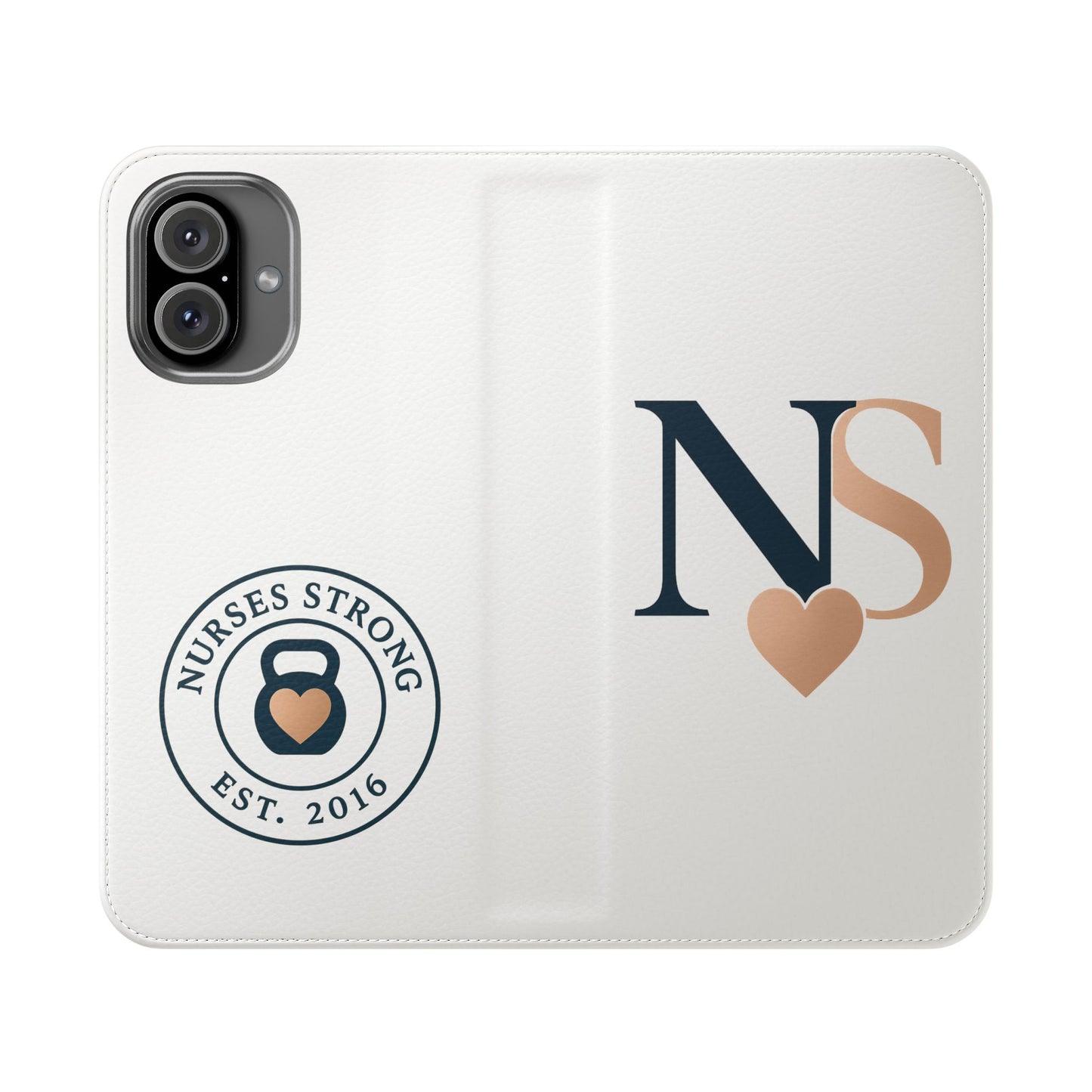 Navy Rose NS  Flip Case | Phone Accessory for Healthcare Workers | Gift for Nurses | Stylish & Functional | Durable Phone Protection