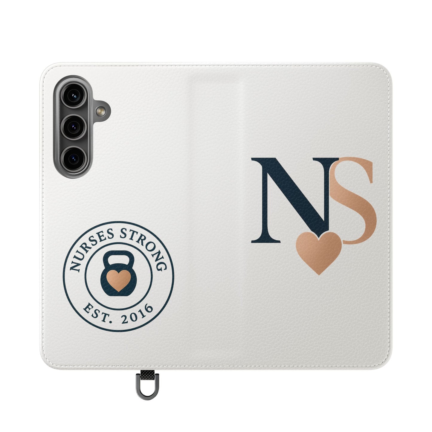 Navy Rose NS  Flip Case | Phone Accessory for Healthcare Workers | Gift for Nurses | Stylish & Functional | Durable Phone Protection