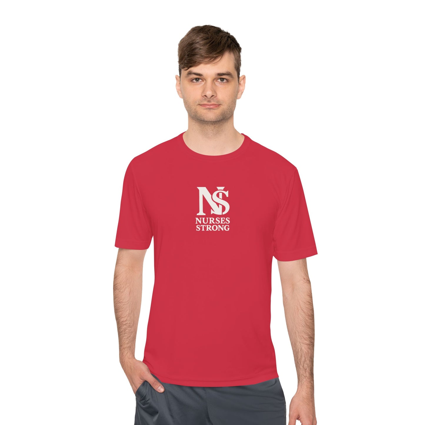 Be the Change Unisex Moisture Wicking Tee - Nurses Strong, Be the Change in Healthcare Tee, Gifts for Nurses, Nursing Apparel, Healthcare Worker Gift