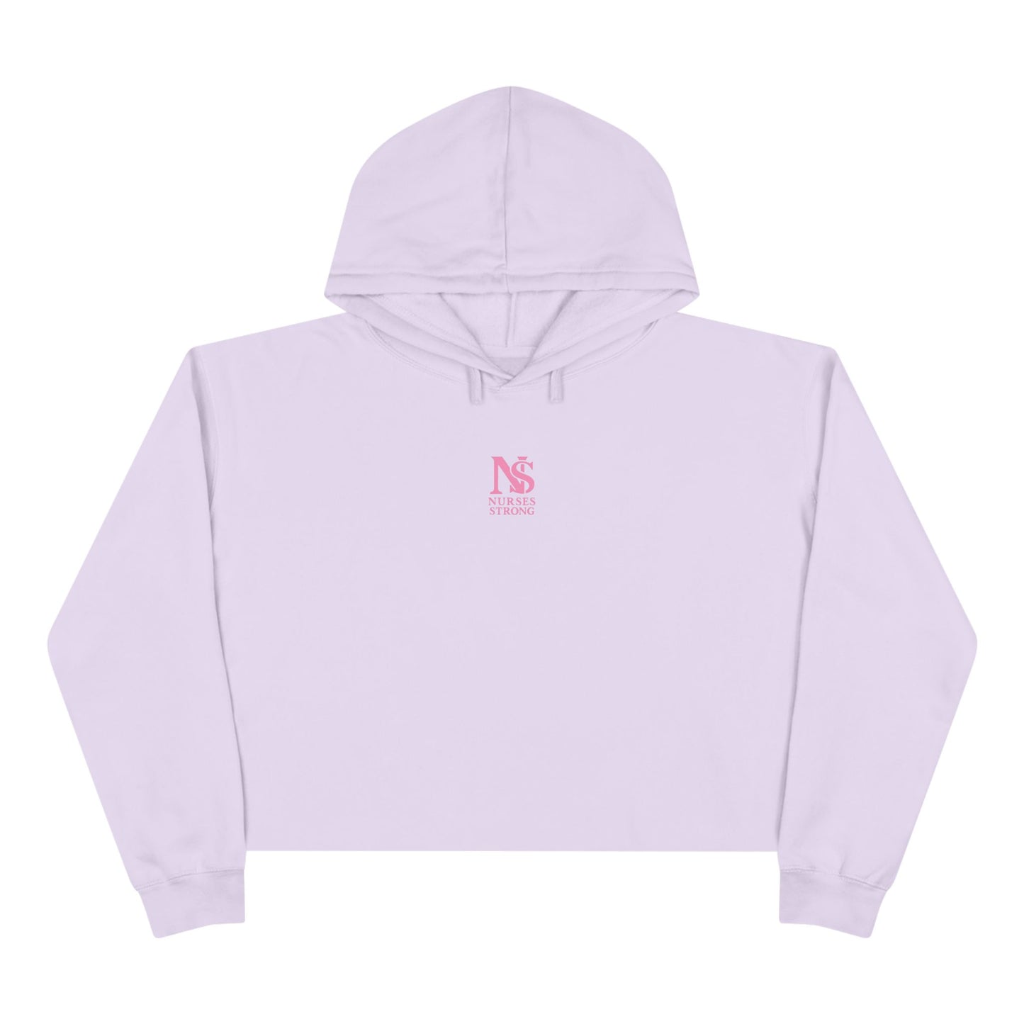 Nurses Strong Crop Hoodie | Empowering Workwear, Gift for Nurses, Fitness Apparel, Cozy Lounge Top, Inspirational Clothing
