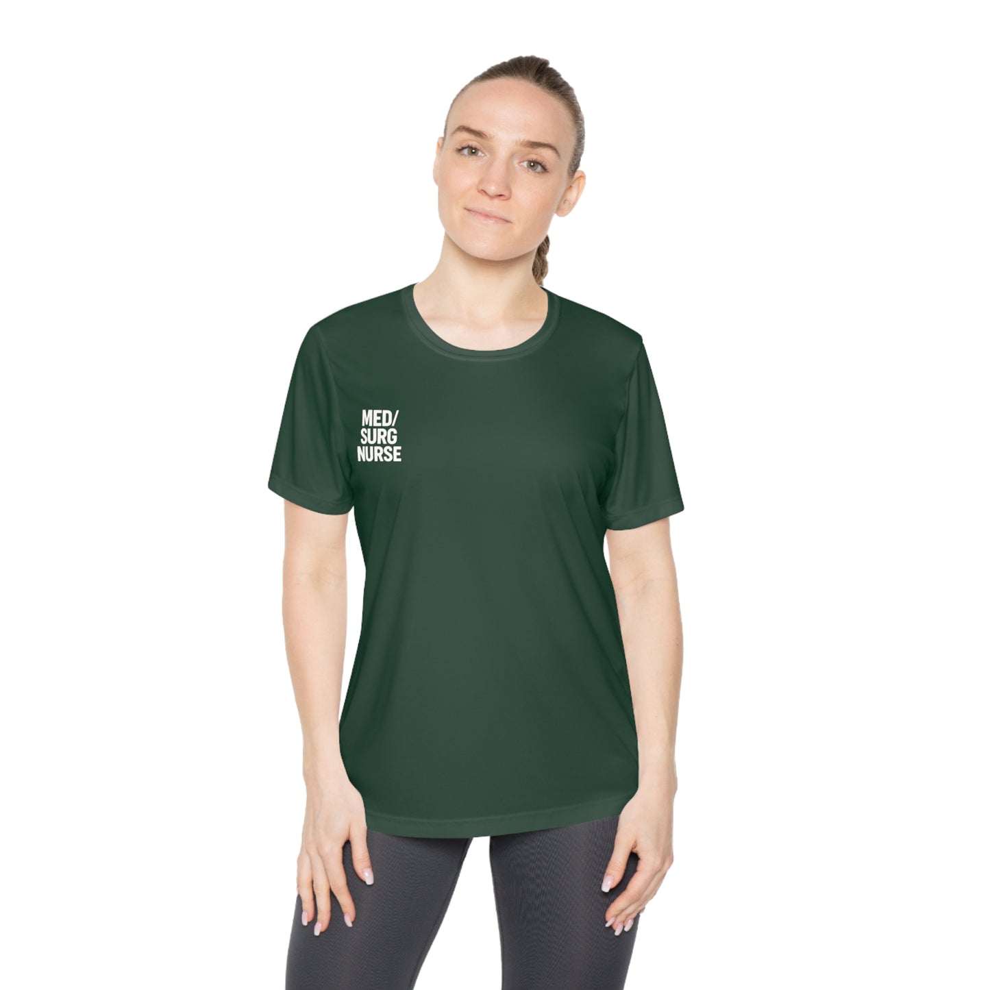 Med/Surg Ladies Competitor Tee - Motivating Sports T-Shirt for Nurses, Activewear Top, Fitness, Gifts for Medical Professionals, Workout Shirt, [...]