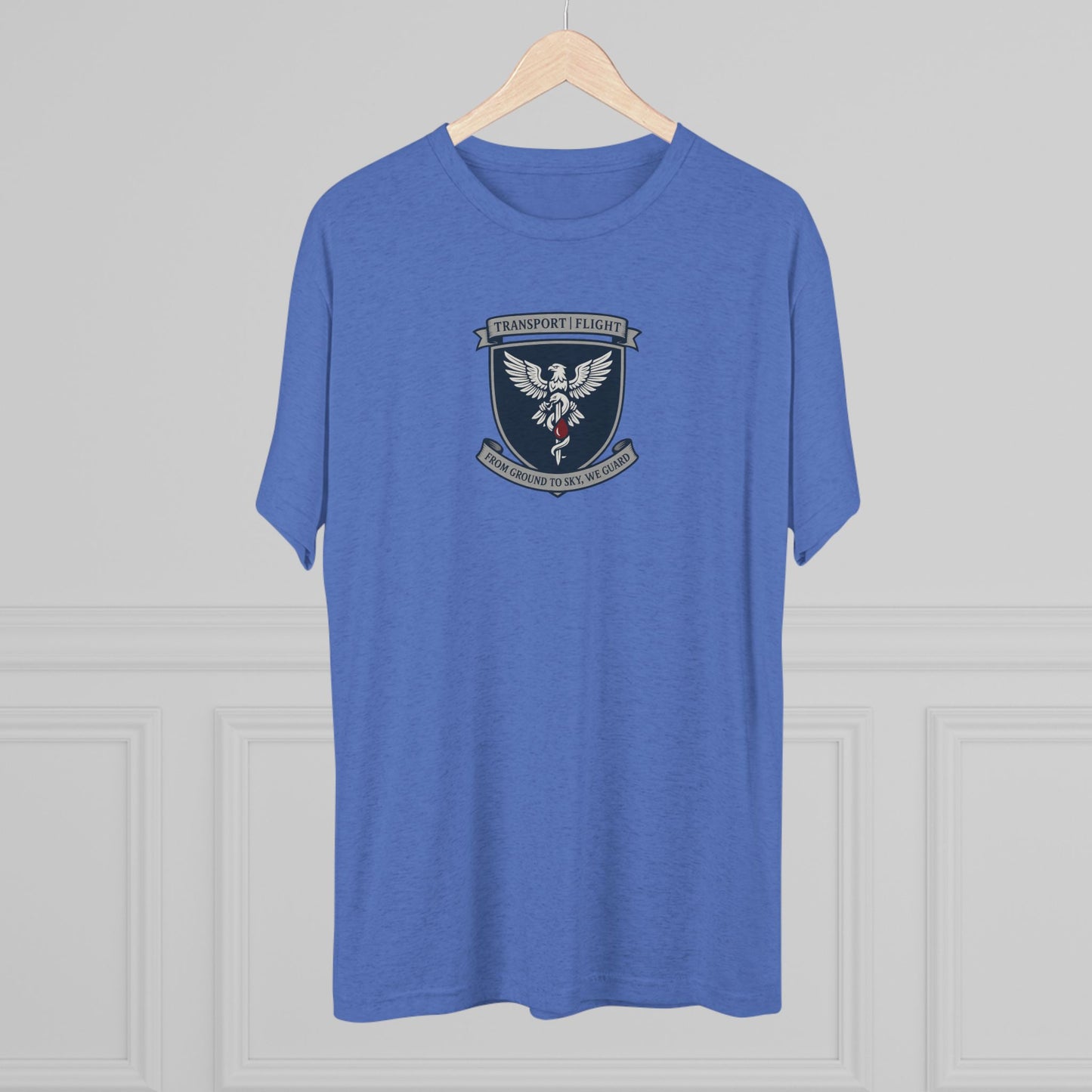 Transport Nurse Tri-Blend Crew Tee, Comfortable Casual T-Shirt, Perfect Gift for Nature Lovers, Adventure Apparel, Everyday Wear