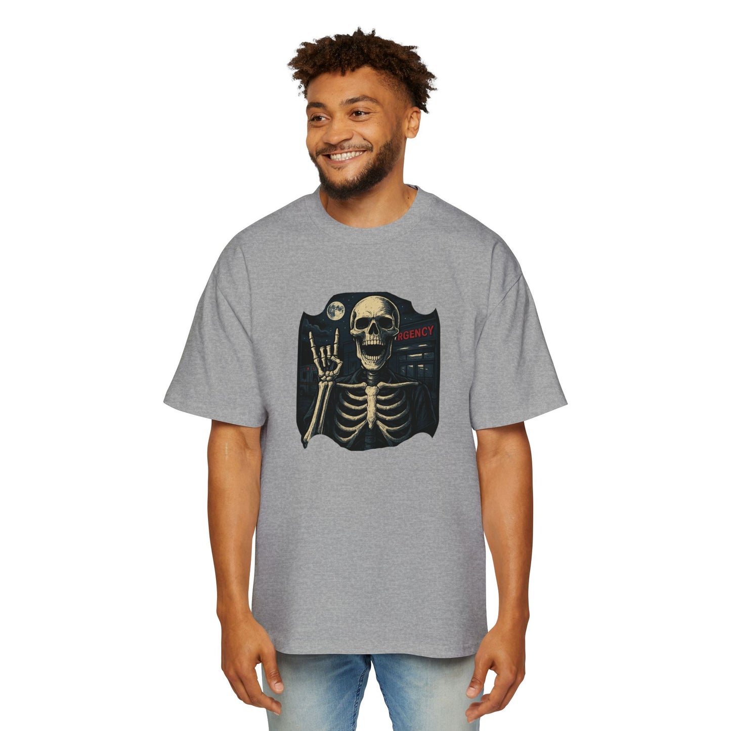 Skeleton Rocker Oversized Tee