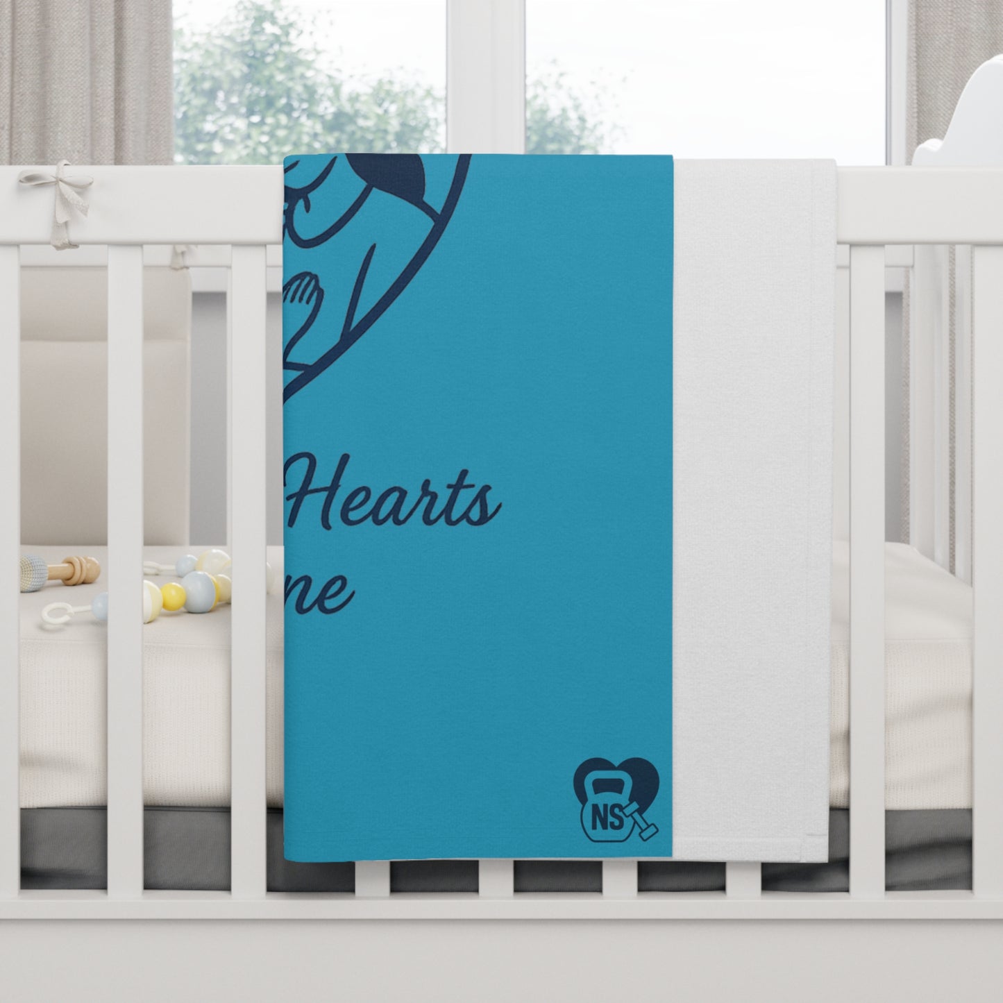 Cozy Thank You Mom Fleece Blanket | Gift for New Moms, Baby Shower, Parenting, Comfort Blanket, Healing Hearts Decor