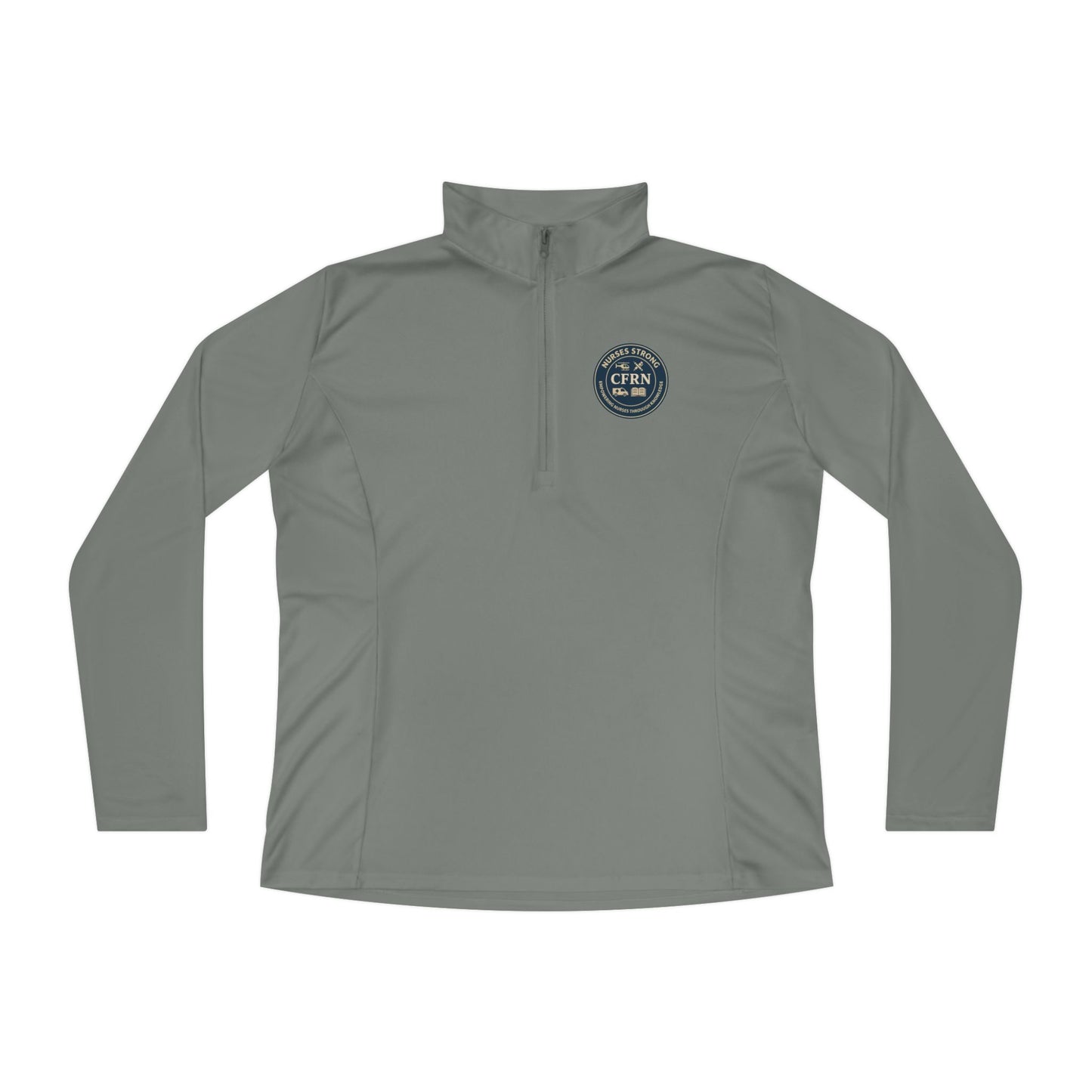 CFRN Ladies Quarter-Zip Pullover for Casual Comfort, Athletic Wear, Gift for Her, Outdoor Activities, Cozy Layering