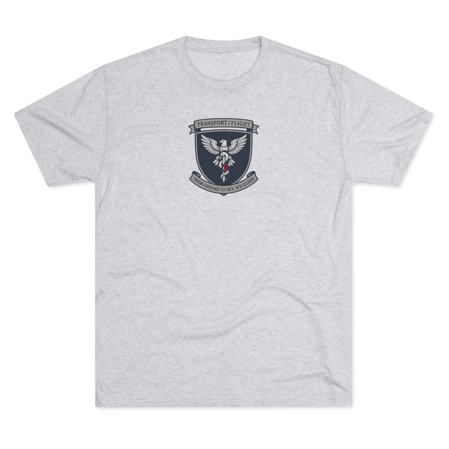 Transport Nurse Tri-Blend Crew Tee, Comfortable Casual T-Shirt, Perfect Gift for Nature Lovers, Adventure Apparel, Everyday Wear