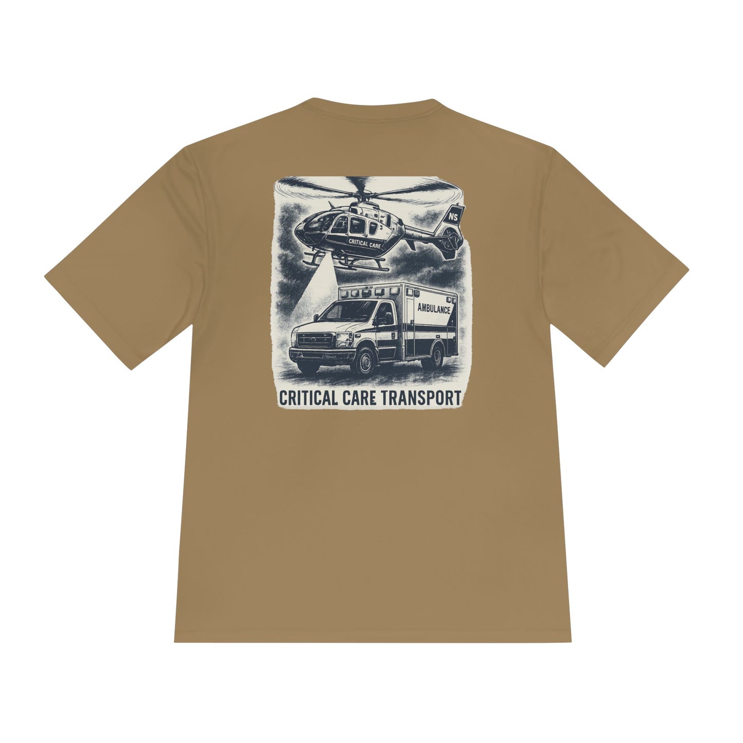 Critical Care Transport Tee, Unisex Athletic Shirt, EMS Gift, First Responder Apparel, Workout Tee, Emergency Services Clothing
