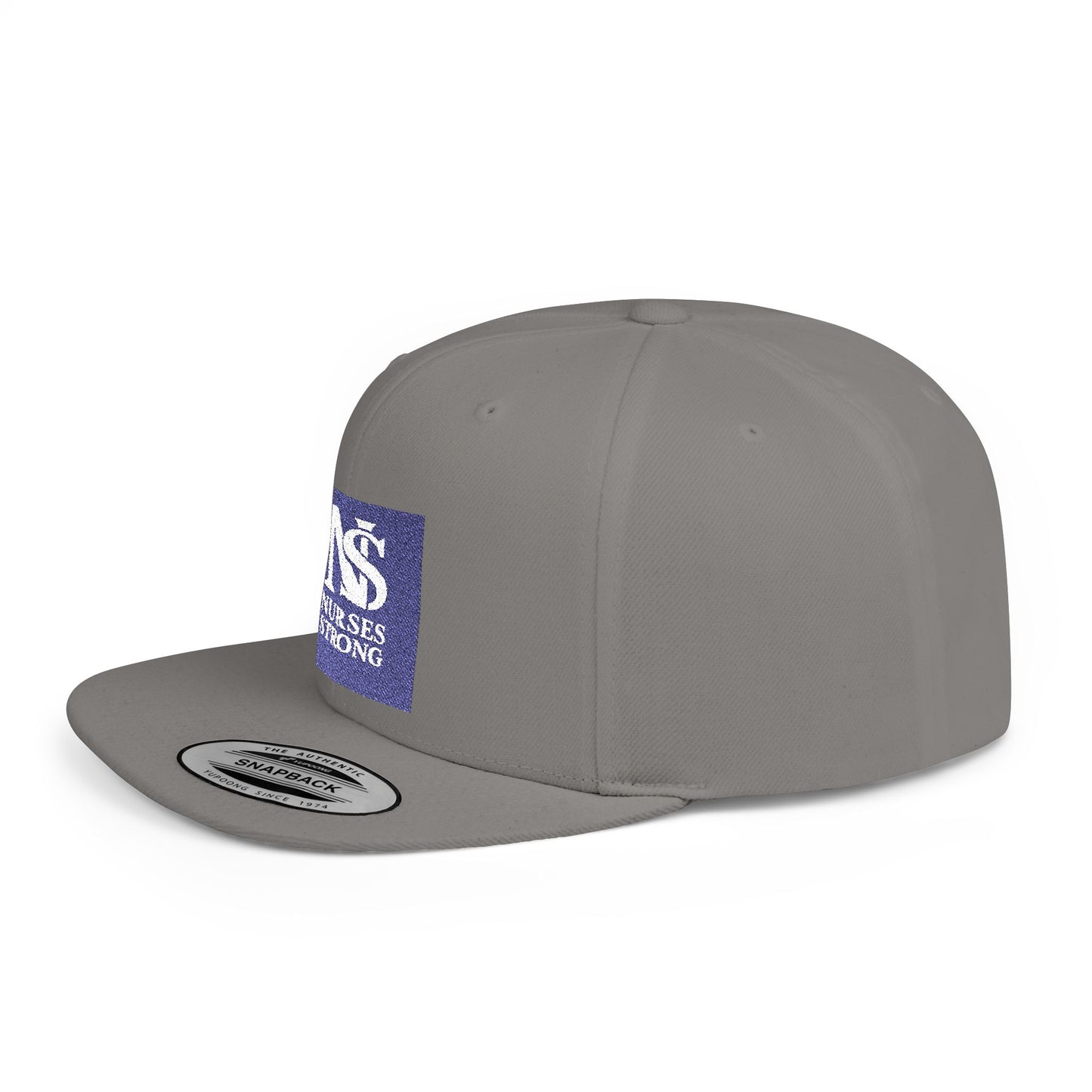 Nurses Strong Snapback Hat | Flat Bill Cap for Healthcare Professionals | Gift for Nurses, Medical Workers, Graduation