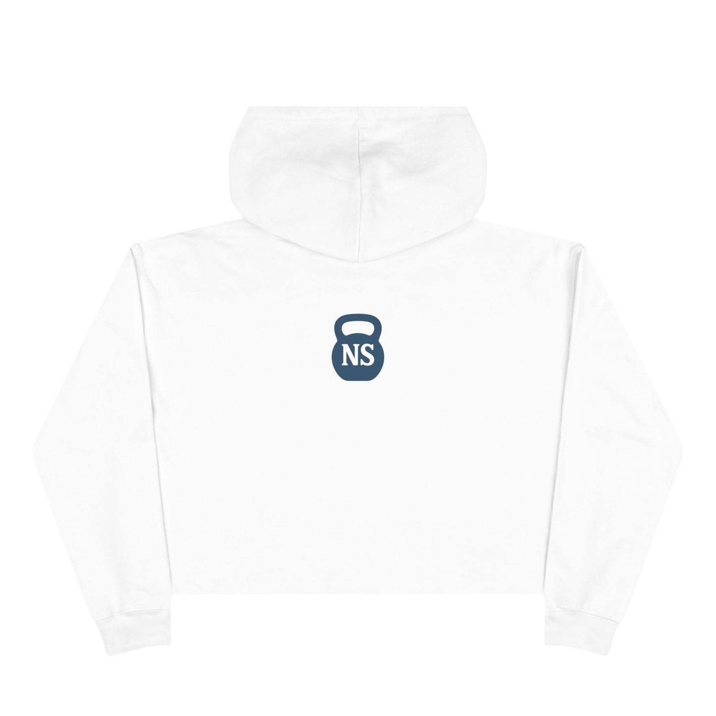 Wellness Crop Hoodie: Balance & Strength, Fitness Apparel