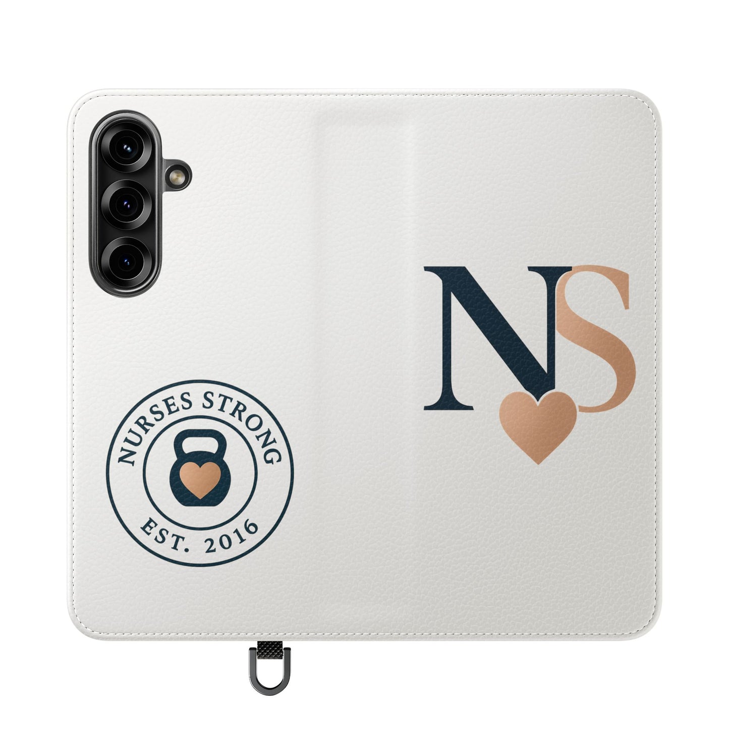 Navy Rose NS  Flip Case | Phone Accessory for Healthcare Workers | Gift for Nurses | Stylish & Functional | Durable Phone Protection