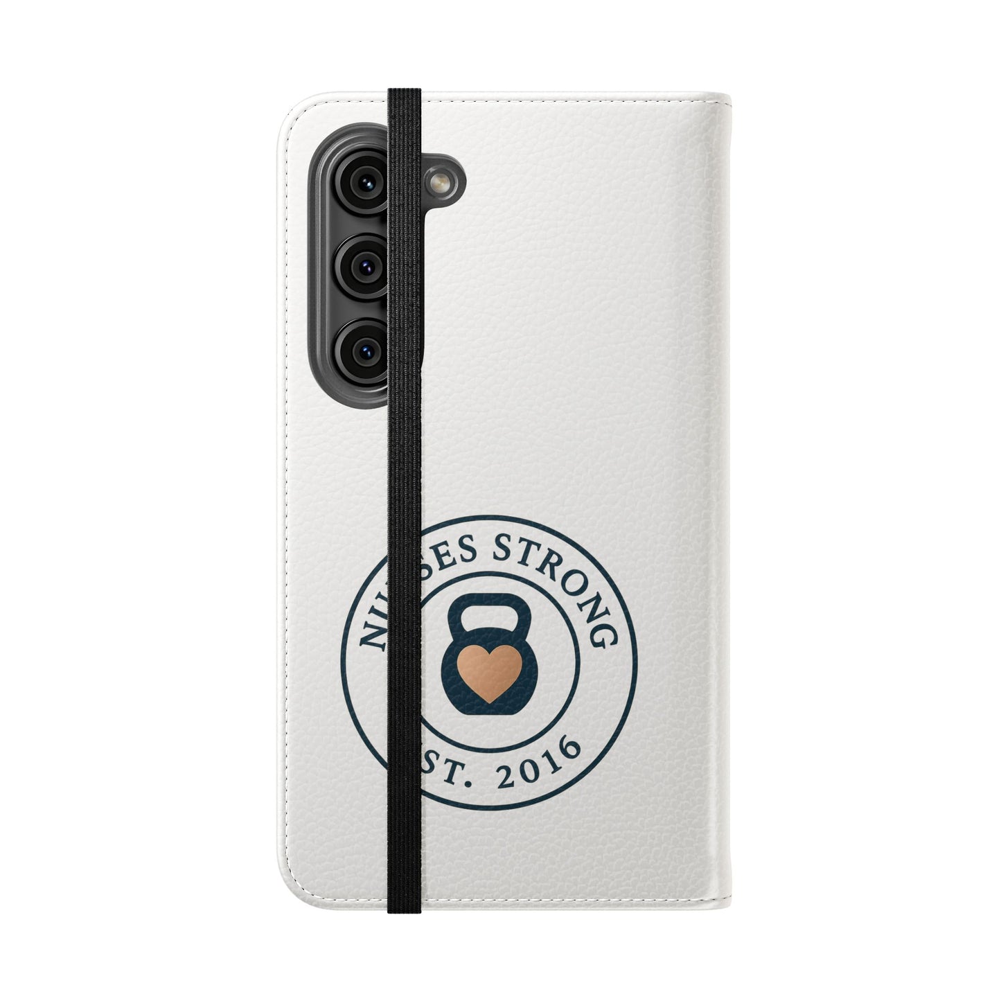 Navy Rose NS  Flip Case | Phone Accessory for Healthcare Workers | Gift for Nurses | Stylish & Functional | Durable Phone Protection