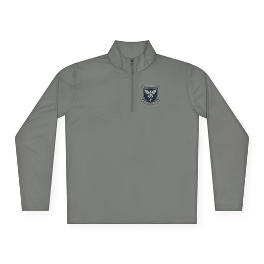 Unisex Quarter-Zip Pullover with Emblem - Cozy, Casual Layer for Outdoor Adventures, Perfect Gift for Team Spirit, Camping, Dad's Day, [...]