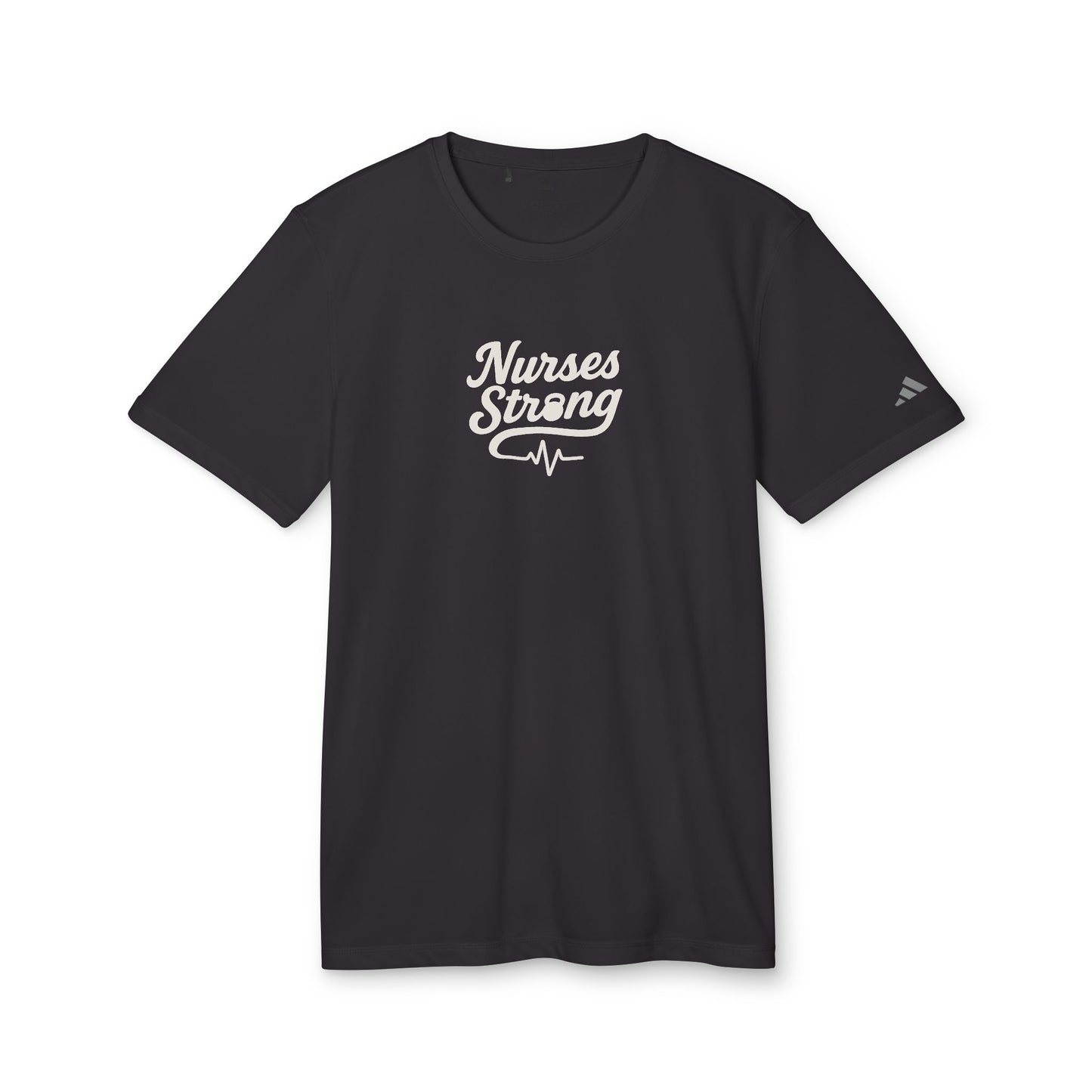 Adidas Sport T-shirt - Nurses Strong Tee, Fitness Shirt, Athletic Wear, Gift for Nurses, Sports Apparel for Healthcare