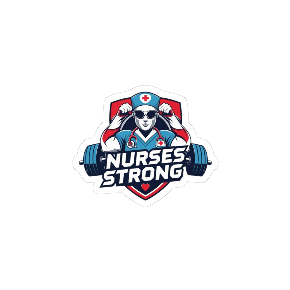 Nurse Strong Stickers | Motivational Stickers for Nurses, Medical Professionals, Gym Lovers, Fitness Decor, Nurse Appreciation Gift