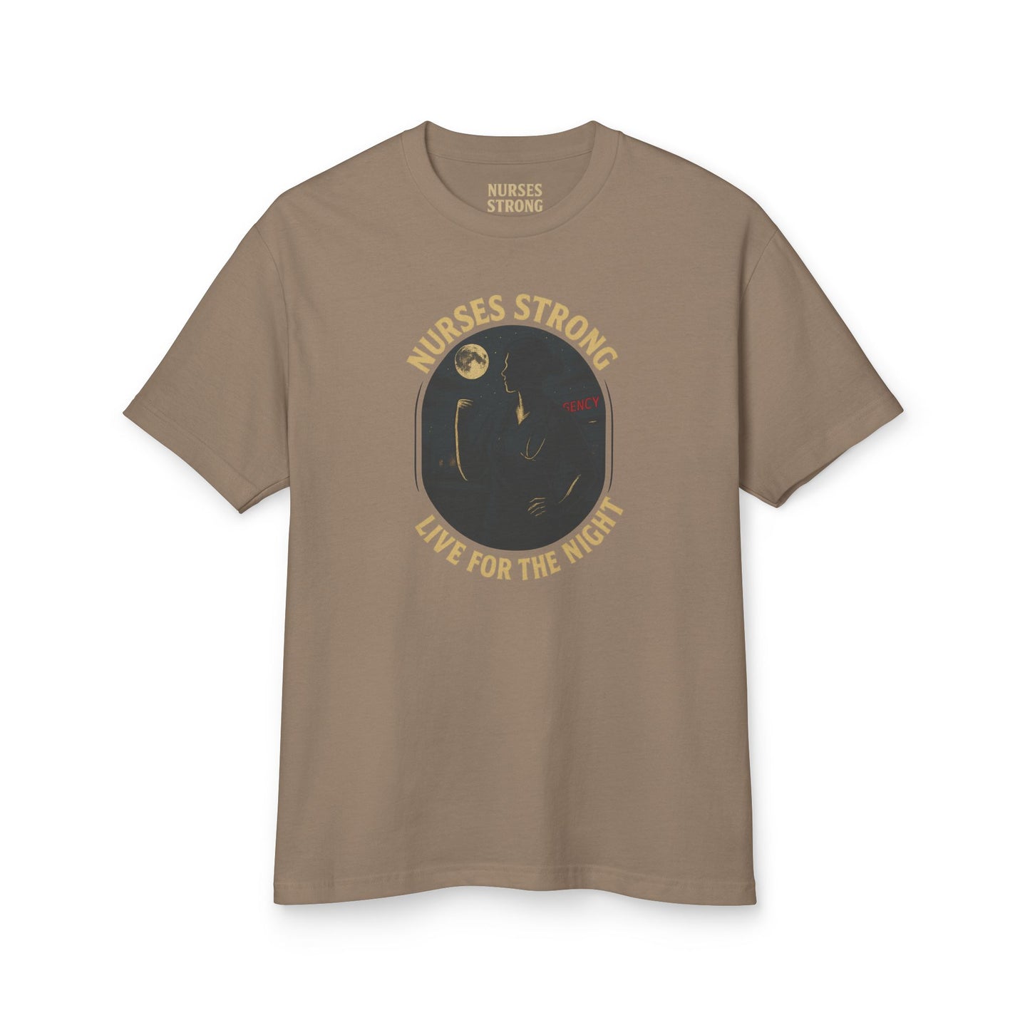 Live for the Night | Comfortable Cotton Shirt, Gift for Nurses