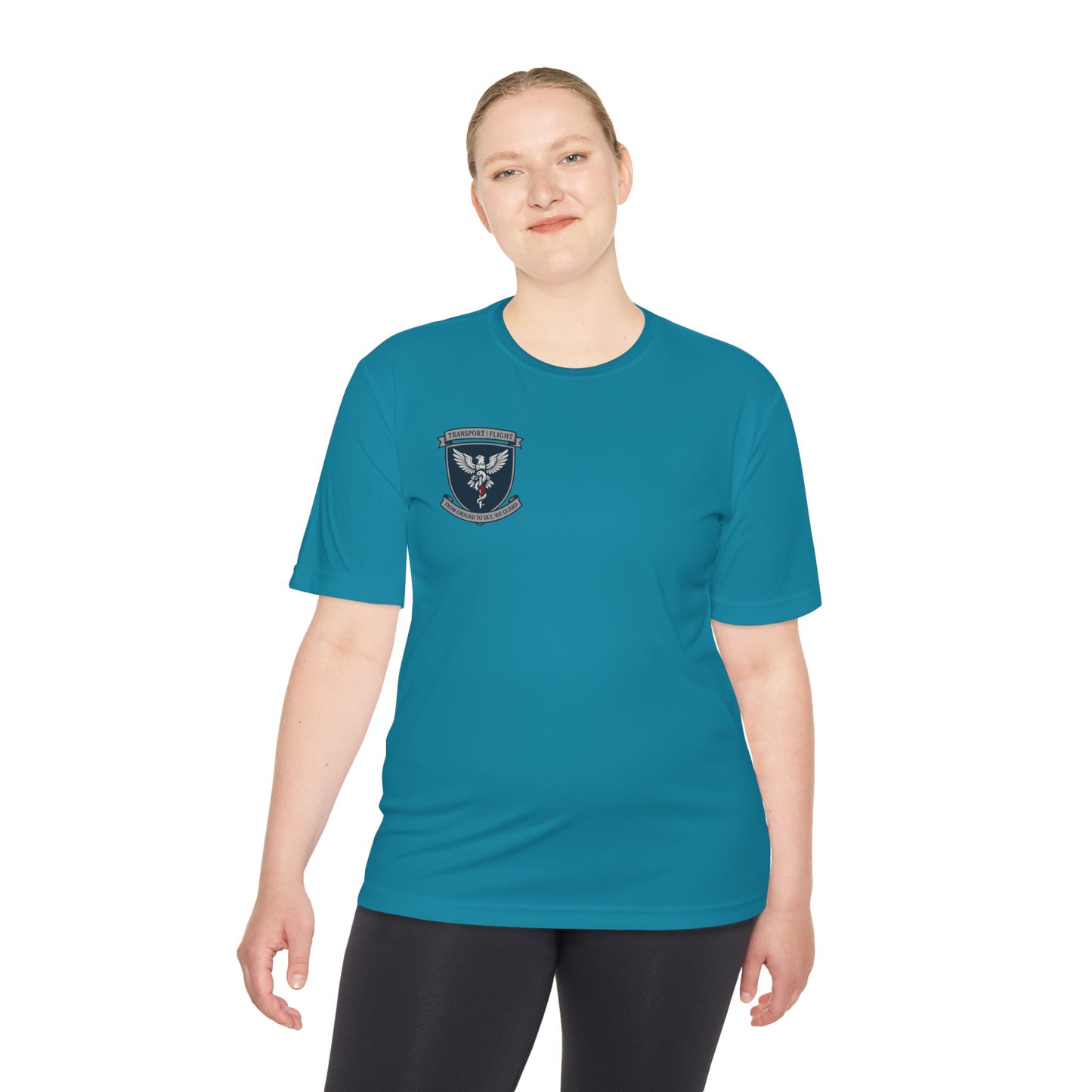 Transport/Flight Moisture Wicking Tee - Comfortable Athletic Shirt, Fitness Wear, Active Lifestyle, Sports Apparel, Workout Top