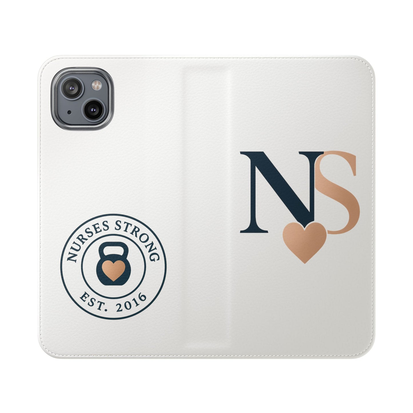 Navy Rose NS  Flip Case | Phone Accessory for Healthcare Workers | Gift for Nurses | Stylish & Functional | Durable Phone Protection