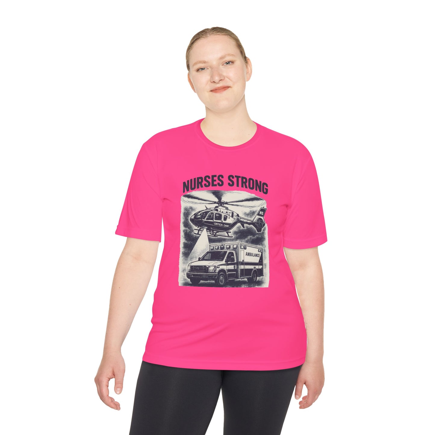 Nurses Strong CC Moisture Wicking Performance Tee