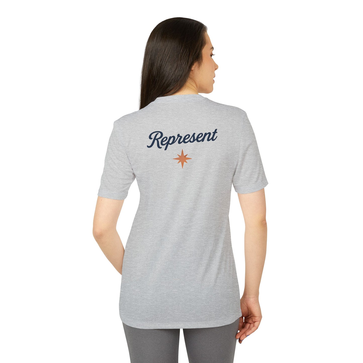 LI Strong NS Adidas Sports Tee, Casual, Activewear, Fitness Gift, Workout Clothing