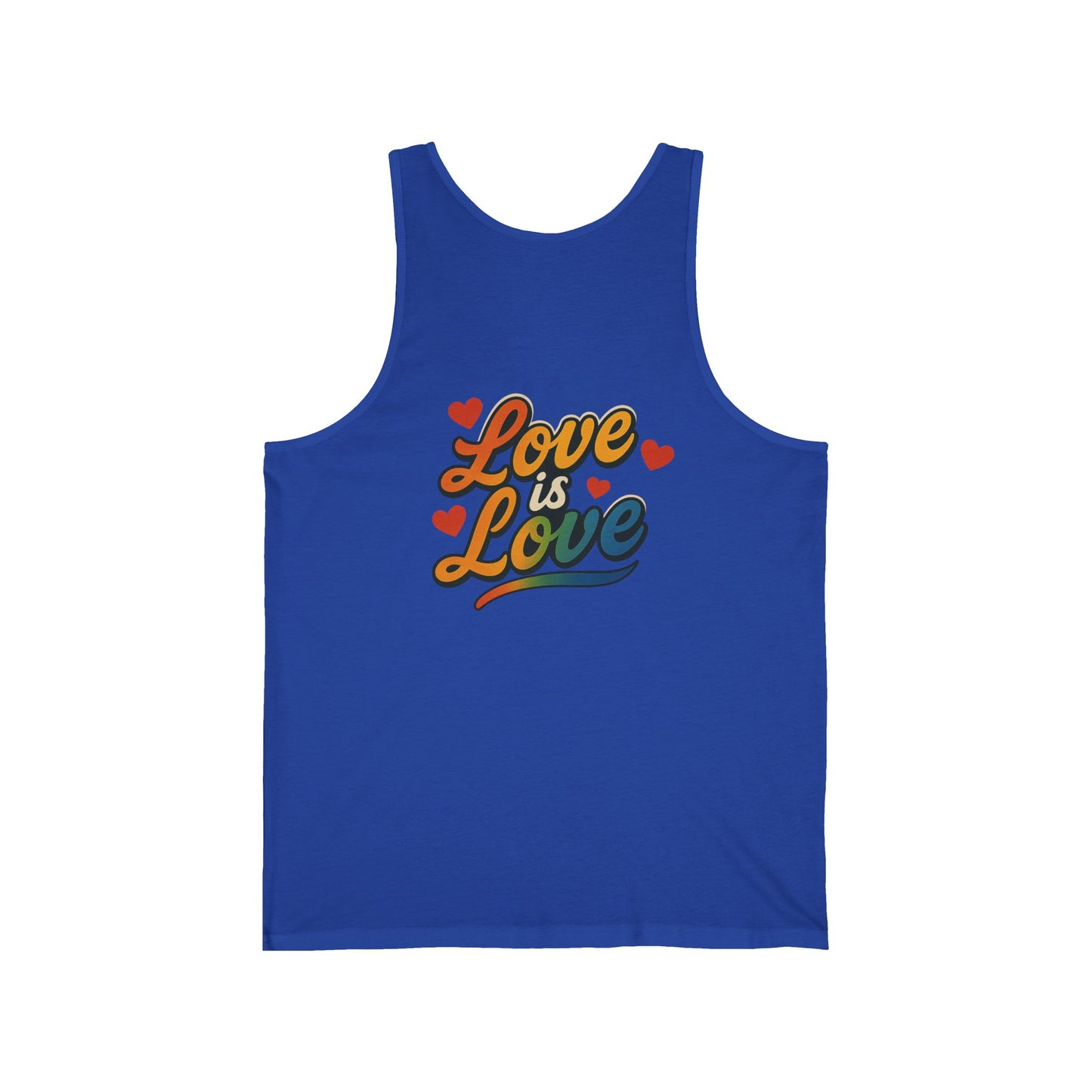Love is Love Unisex Jersey Tank Top - Gift for Nurses