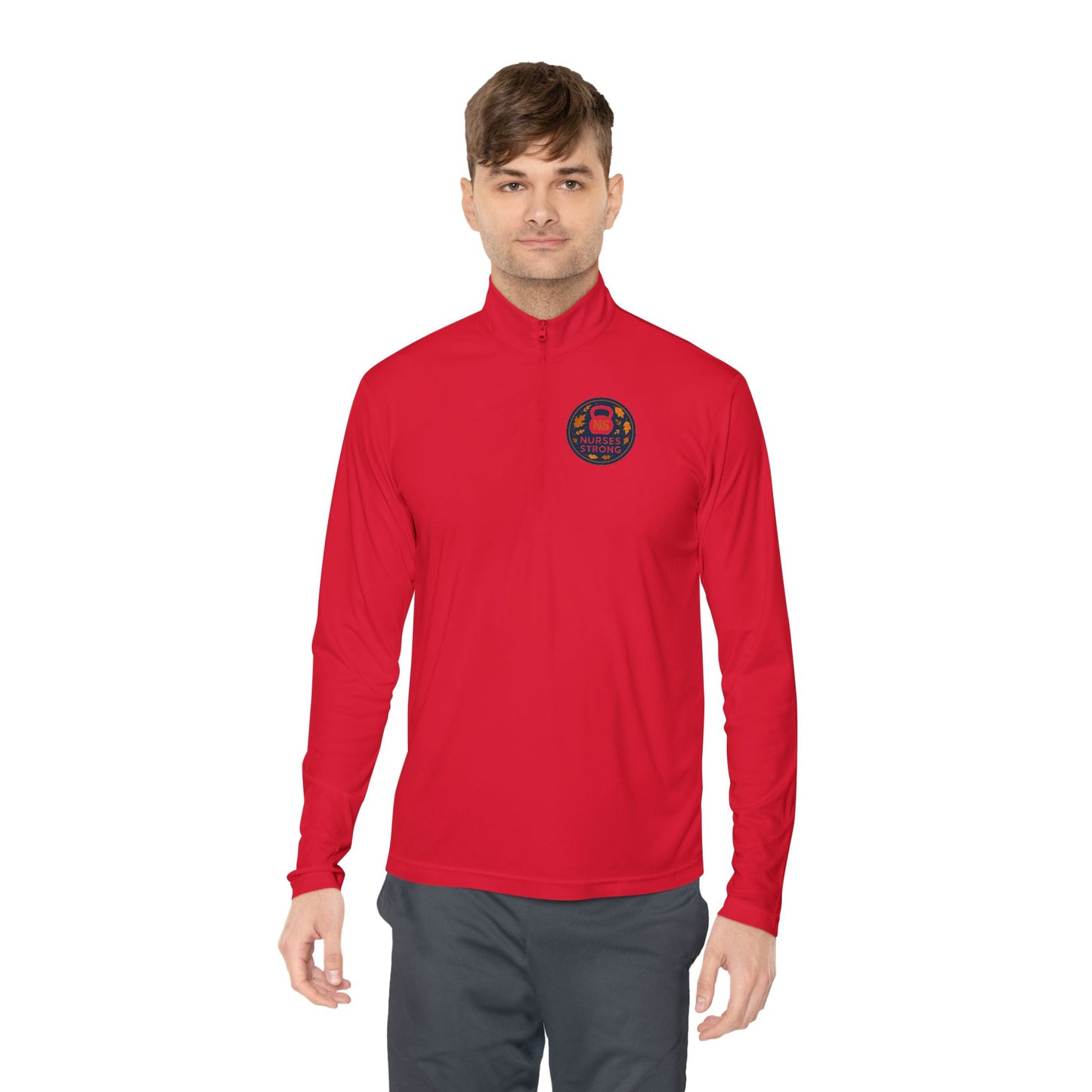Pumpkin Pulse Quarter-Zip Pullover – Cozy Fall Style, Perfect for Halloween, Thanksgiving, Casual Outings