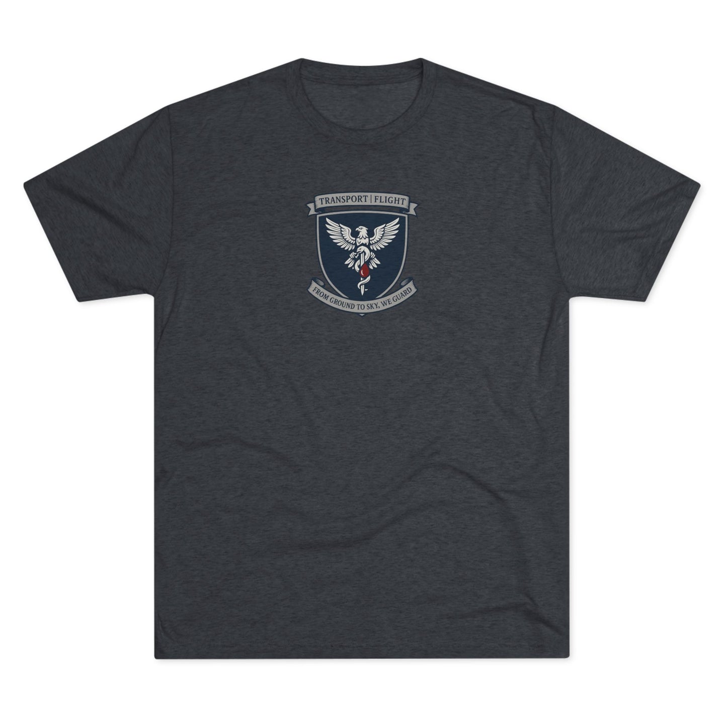 Transport Nurse Tri-Blend Crew Tee, Comfortable Casual T-Shirt, Perfect Gift for Nature Lovers, Adventure Apparel, Everyday Wear
