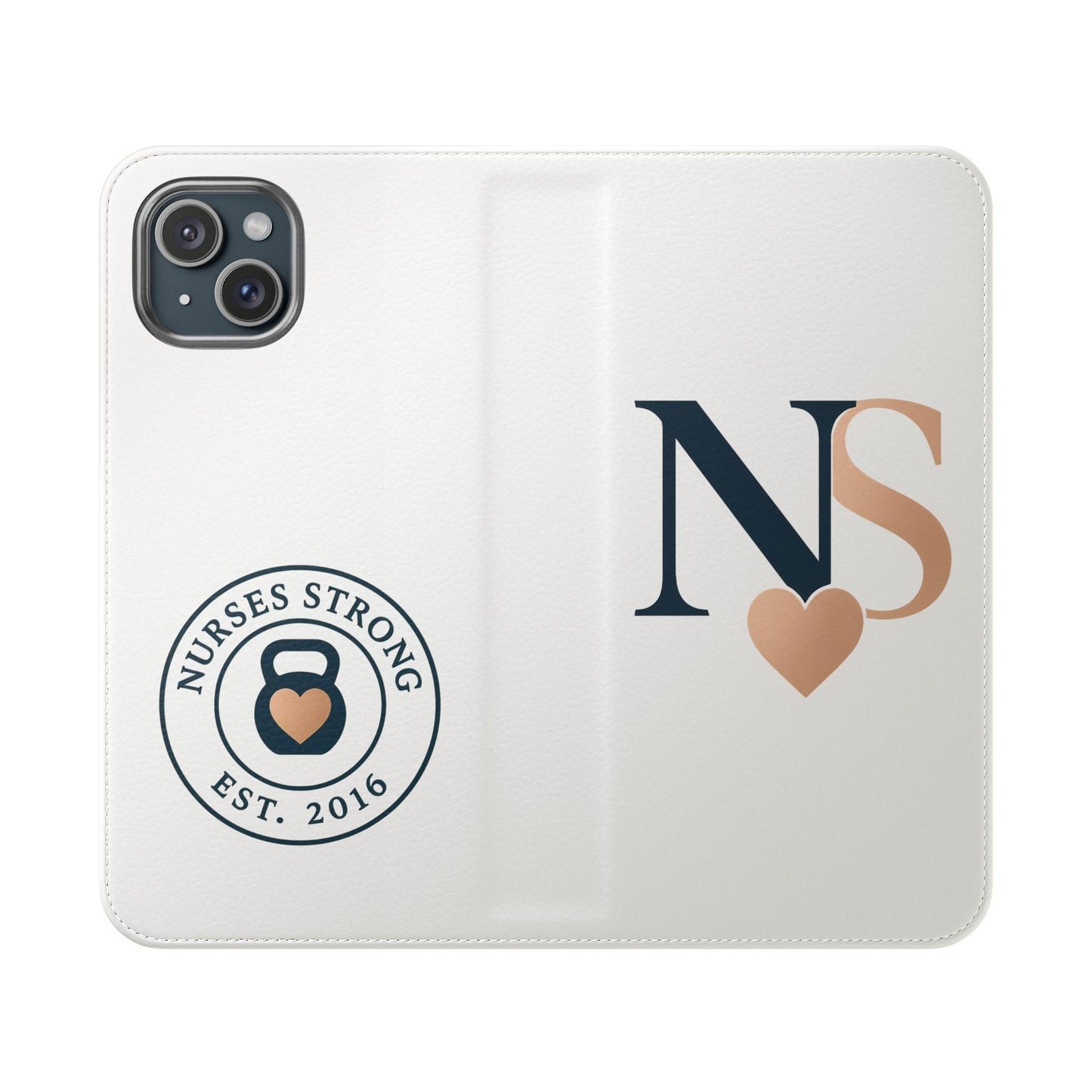 Navy Rose NS  Flip Case | Phone Accessory for Healthcare Workers | Gift for Nurses | Stylish & Functional | Durable Phone Protection