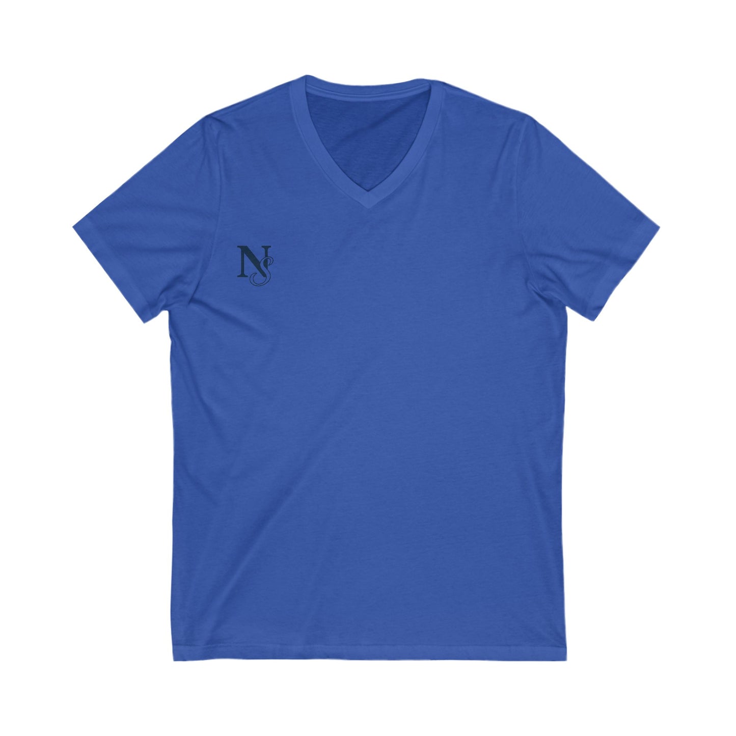 Simple NS V-Neck Tee, Casual T-Shirt, Stylish Everyday Wear