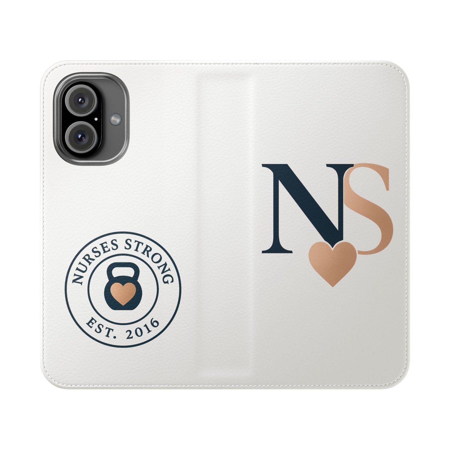 Navy Rose NS  Flip Case | Phone Accessory for Healthcare Workers | Gift for Nurses | Stylish & Functional | Durable Phone Protection