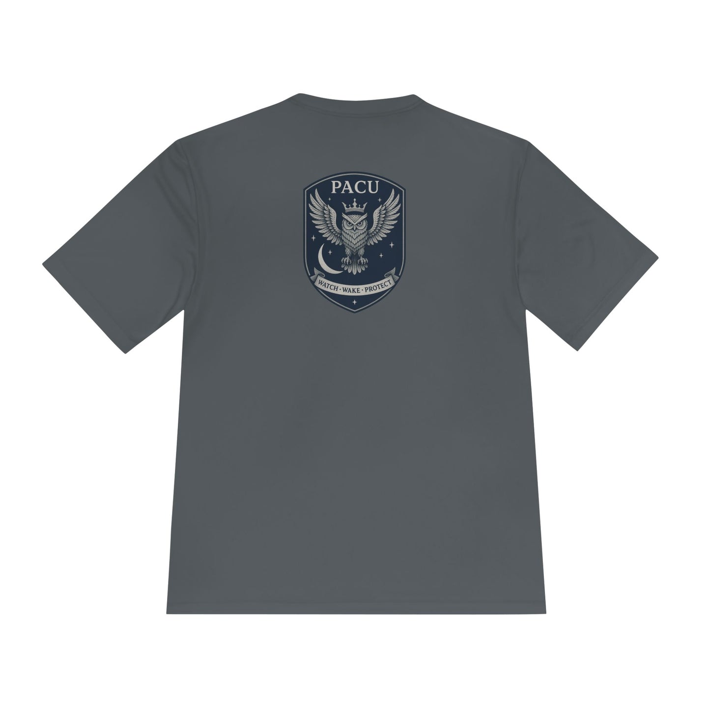 PACU Sigil Wicking Tee with PACU Eagle Emblem, Lightweight Athletic Shirt, Outdoor Activewear, Gym Tee, Perfect for Sports and Training