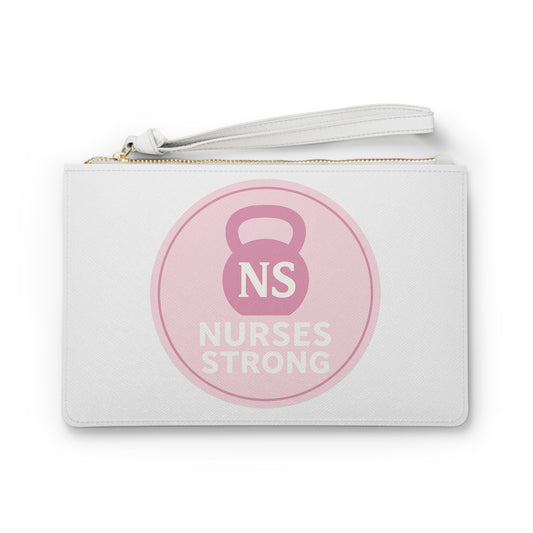 Nurse Appreciation Clutch Bag, Gift for Nurses, Nursing School Graduation, Strong Women Accessory, Healthcare Professional Gifts