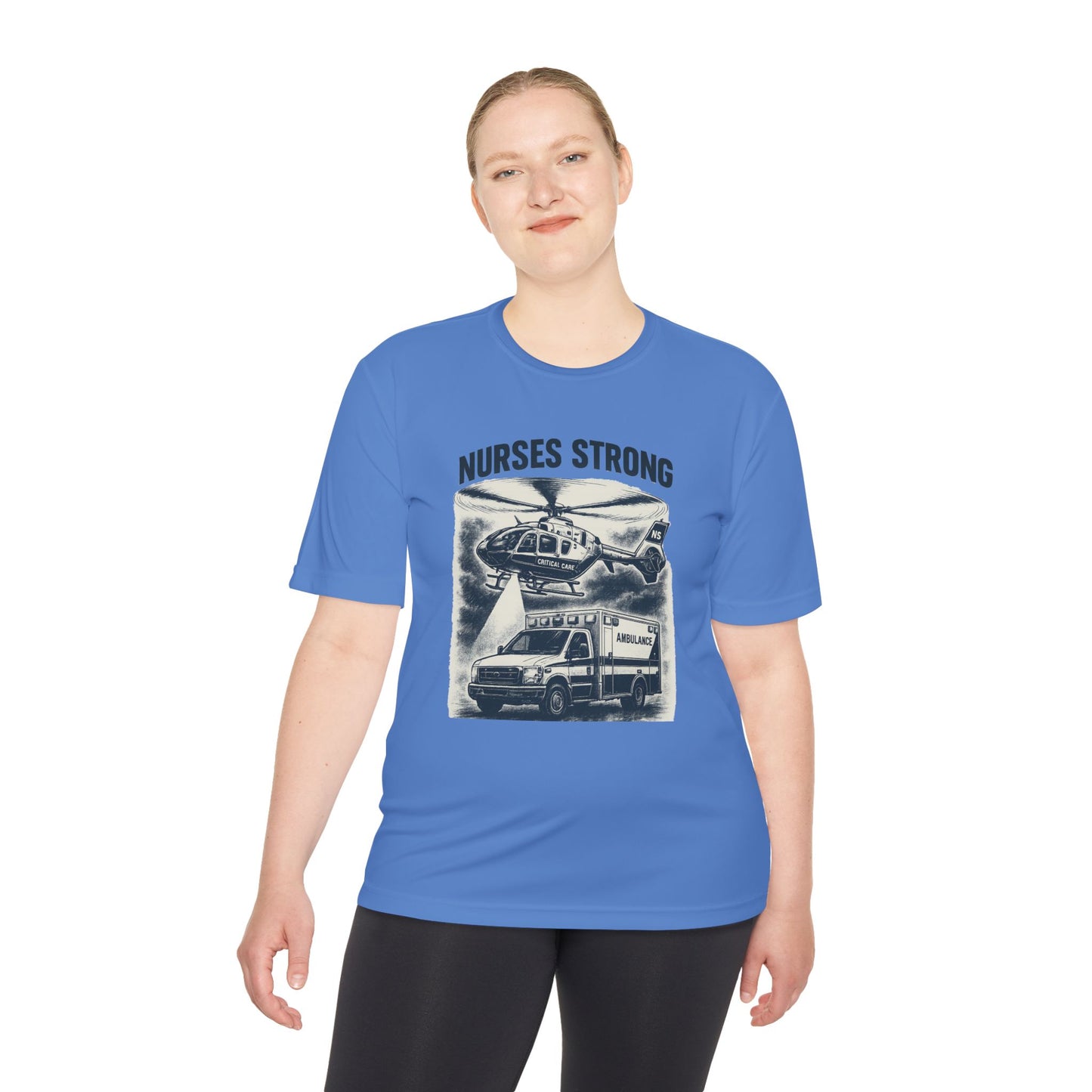 Nurses Strong CC Moisture Wicking Performance Tee