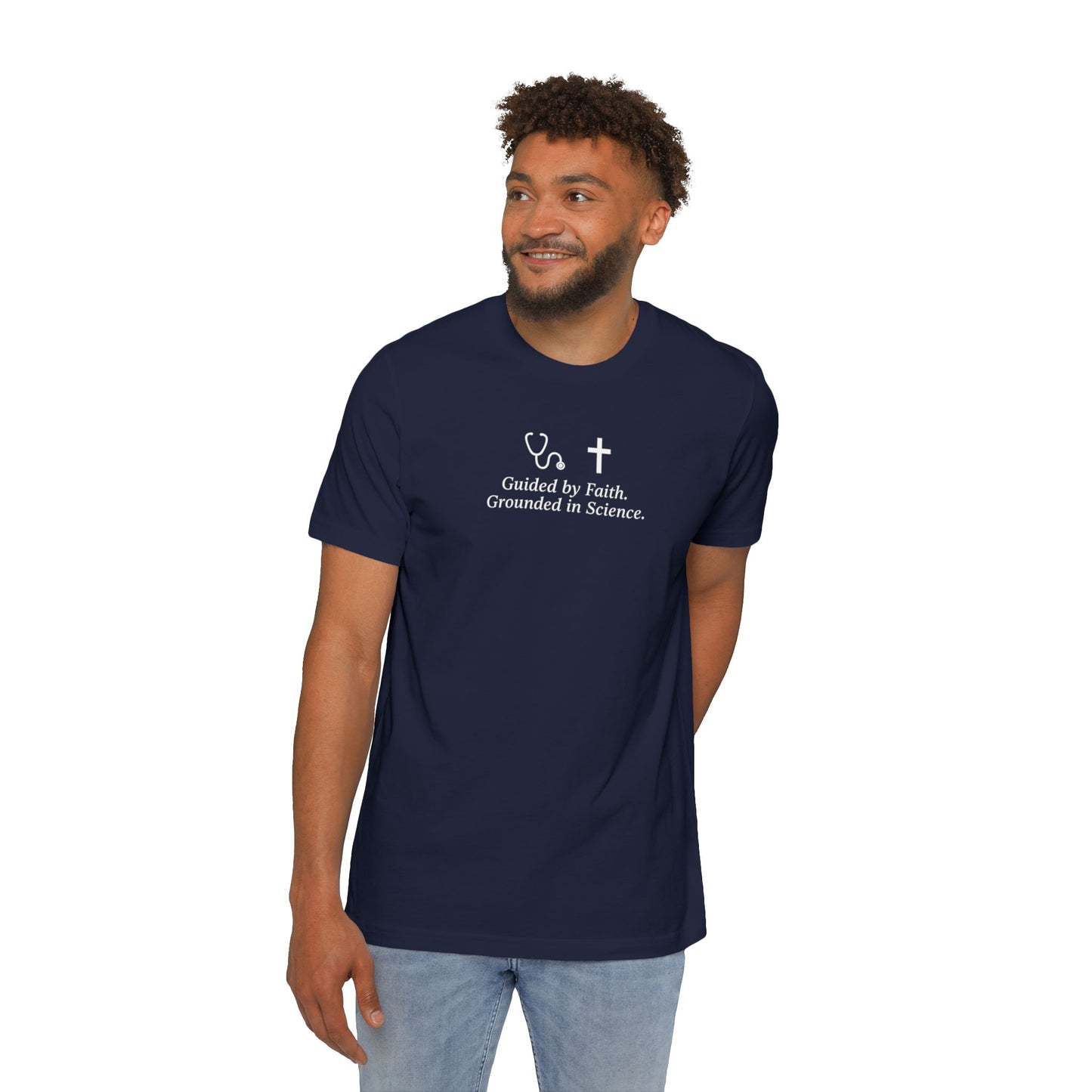 Faith and Science T-Shirt | Casual Wear, USA-Made