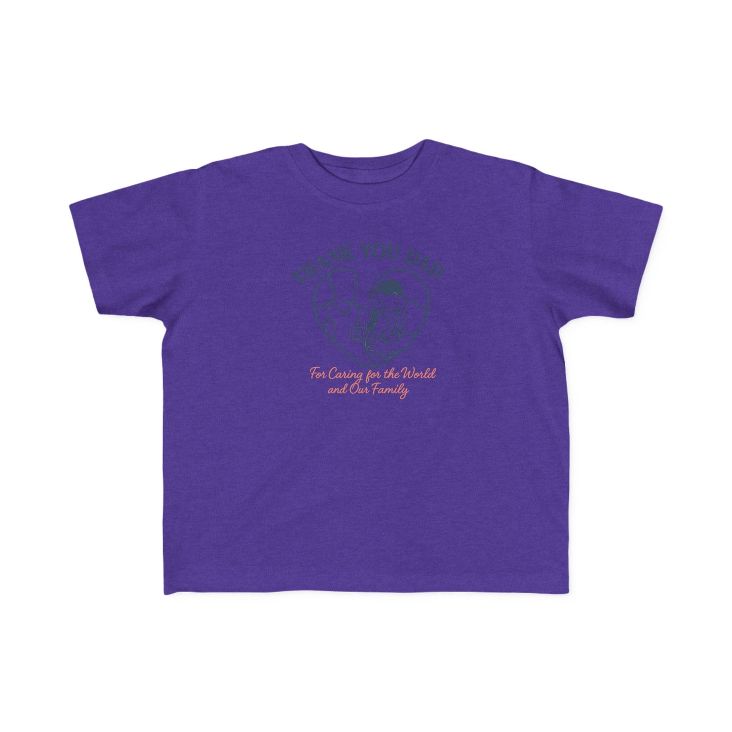 Thank You Dad Toddler T-Shirt, Father's Day Gift, Cute Kids Tee, Appreciation Shirt for Dad, Family Love, Toddler Apparel