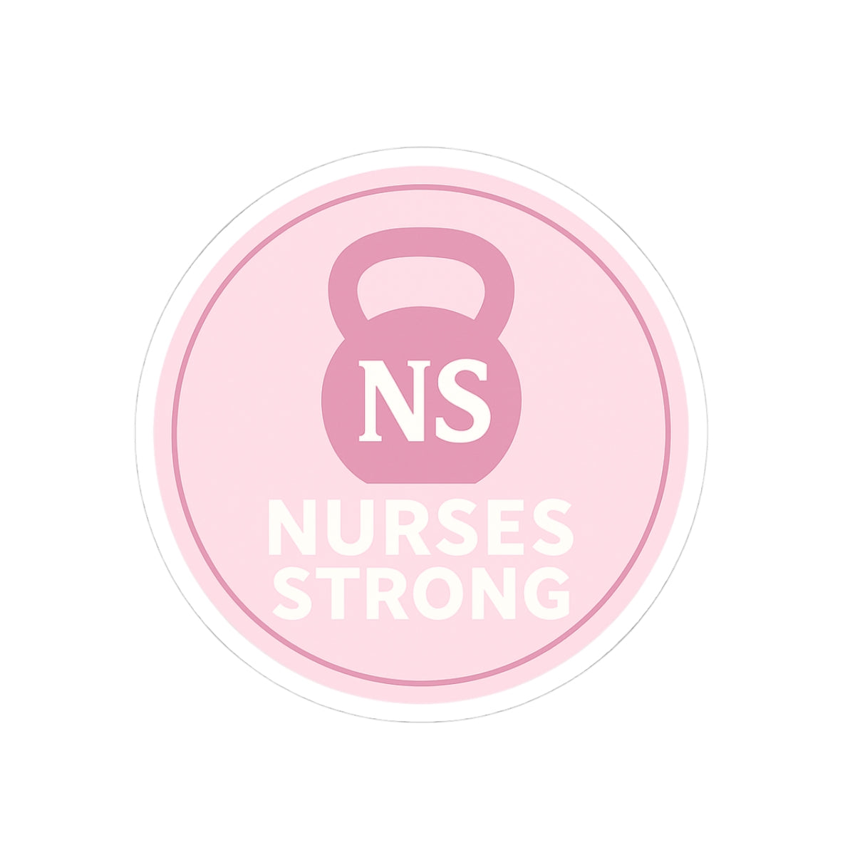 Nurses Strong Kiss-Cut Stickers | Motivational Stickers for Healthcare Workers, Laptop Decals, Gift for Nurses