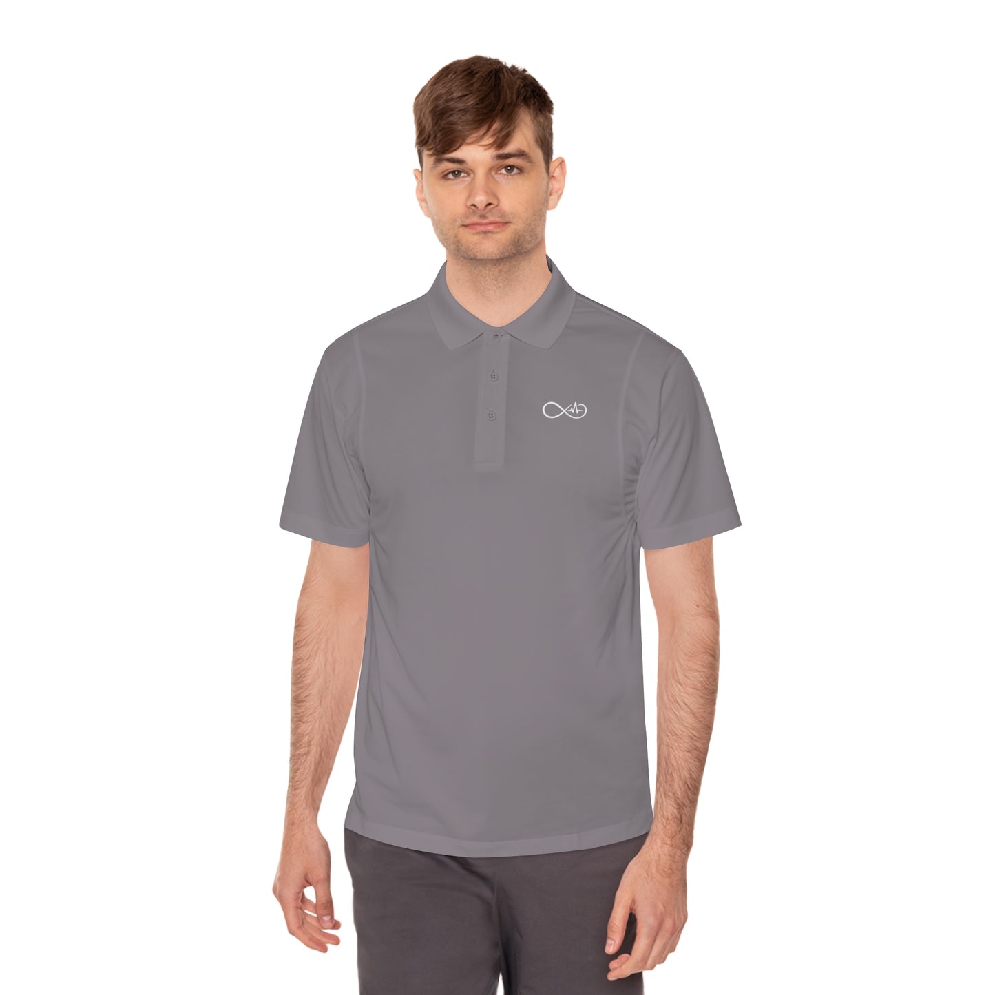 Infinity Men's Sport Polo Shirt - Lightweight Athletic Wear for Casual or Active Lifestyle, Perfect for Sports, Golf, Outdoor Events, Father's Day