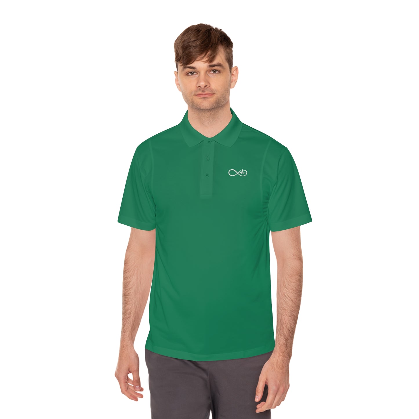 Infinity Men's Sport Polo Shirt - Lightweight Athletic Wear for Casual or Active Lifestyle, Perfect for Sports, Golf, Outdoor Events, Father's Day