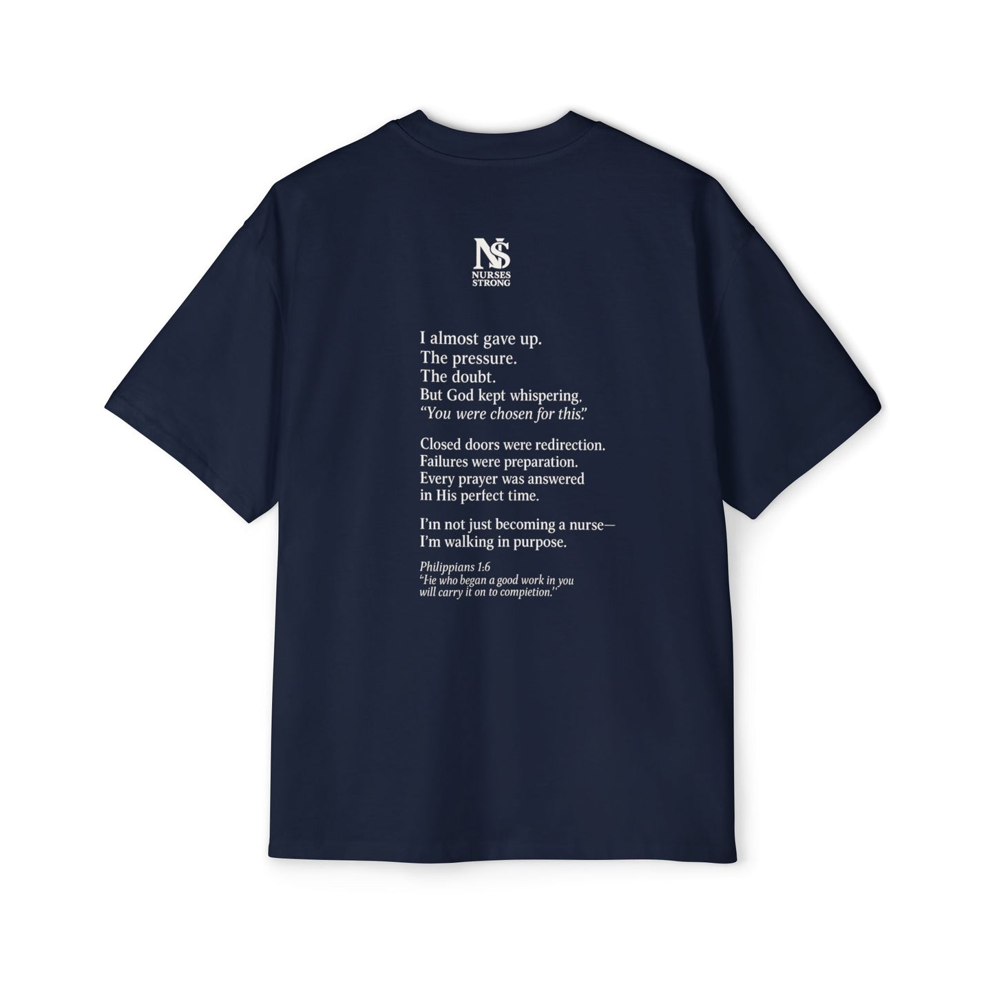 Guided by Faith, Men's Heavy Oversized Tee - Relaxed Casual Vibes, Everyday Wear,