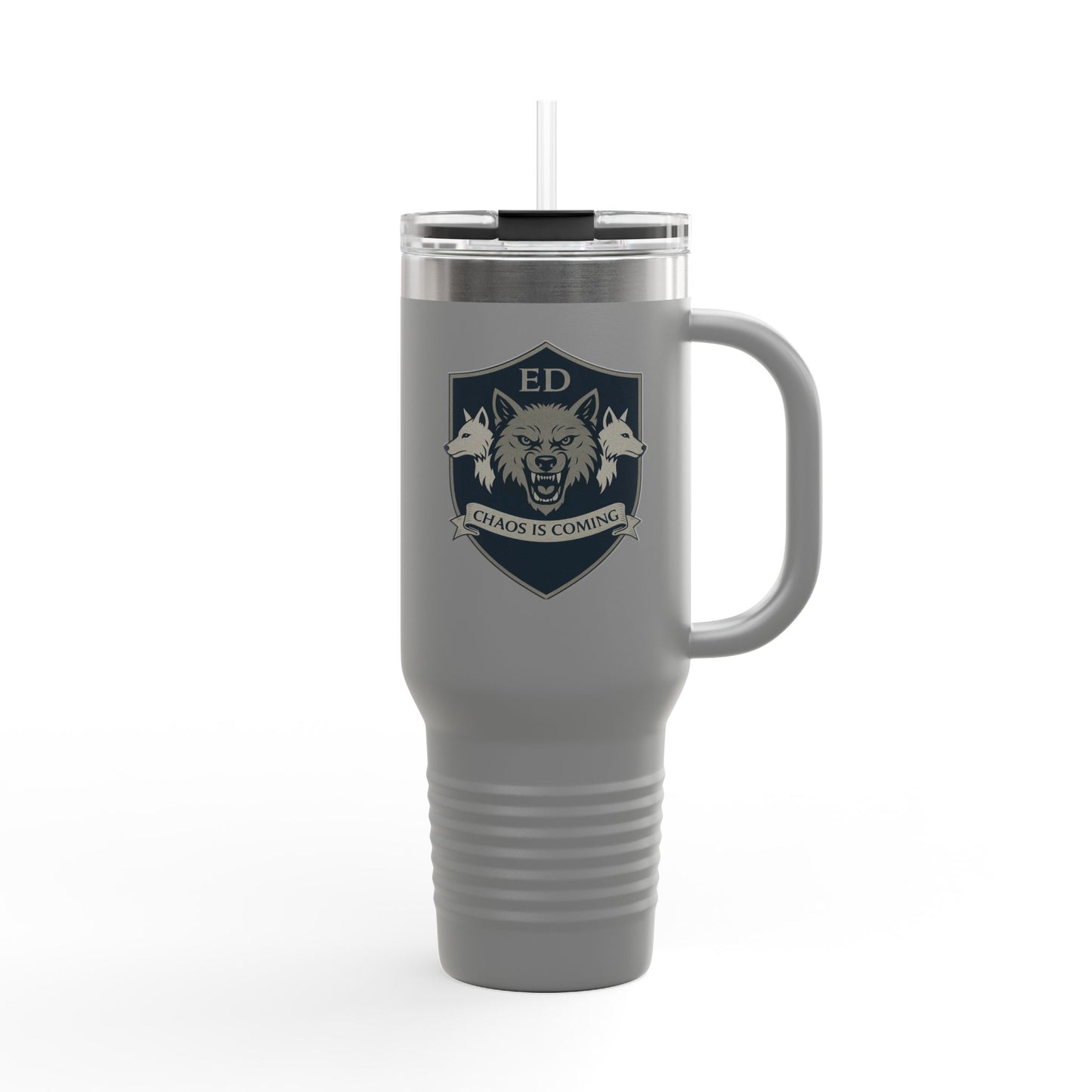Chaos is Coming Insulated Travel Mug, 40oz - Adventure Ready, Customizable Designs for On-the-Go Life, Perfect Gift for Coffee Lovers, Travel [...]