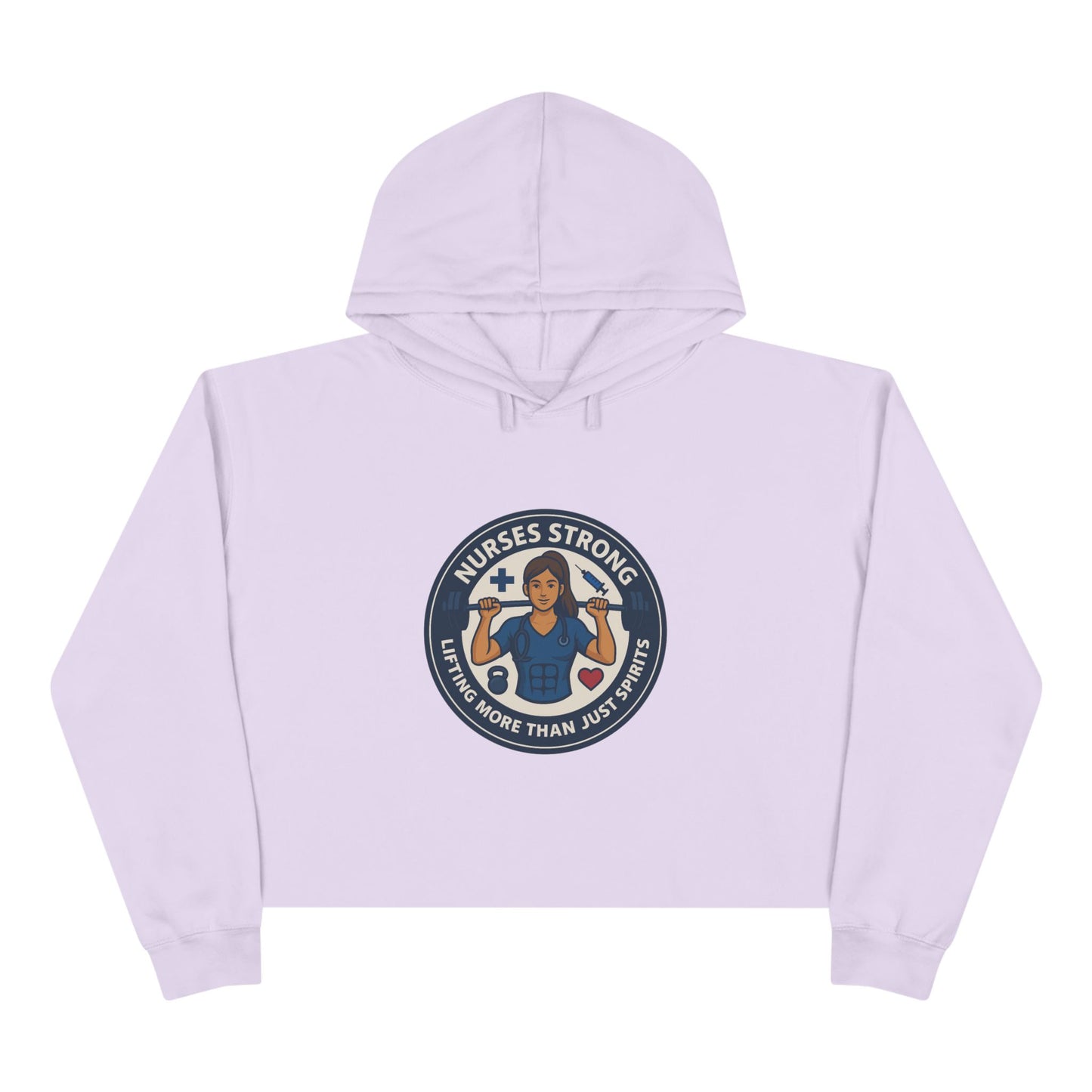 Empowering Nurse Crop Hoodie - Stylish, Comfortable, Perfect Gift for Healthcare Heroes, Nurse Appreciation, Med School Graduation, [...]