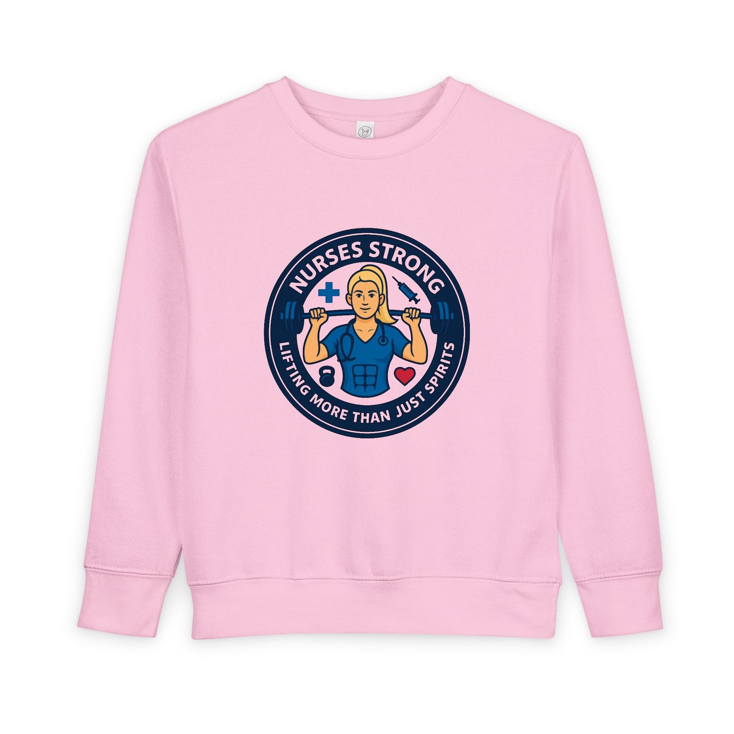 Nurse-Themed Toddler Sweatshirt - Perfect Gift for Little Heroes, Kids' Apparel, Healthcare Appreciation, Birthday Present, Everyday Comfort